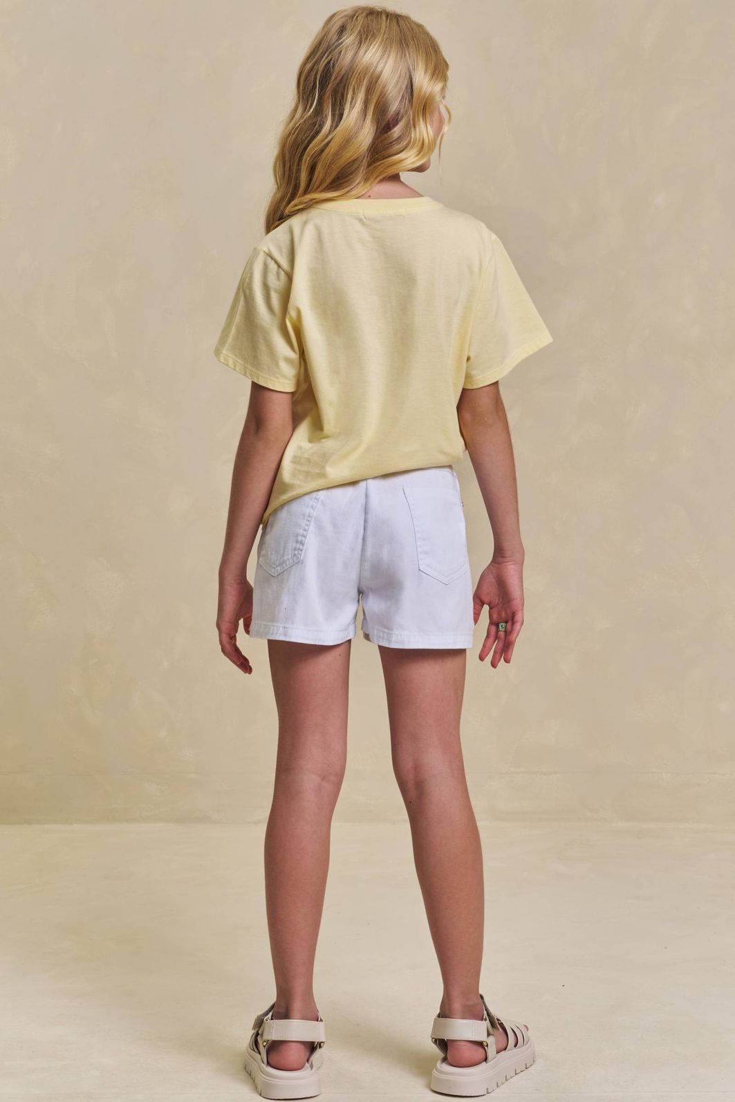 Camiseta comfy em meia malha 94909 Lilimoon Teen Menina Camiseta comfy em meia malha 94909 Lilimoon Teen Menina