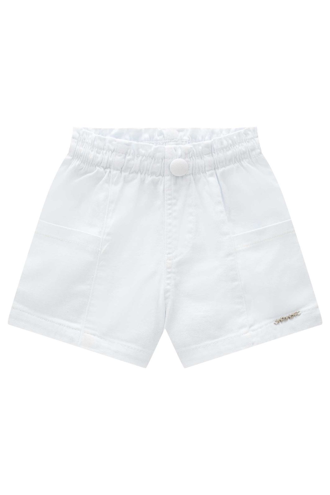 Shorts em sarja com elastano 95341 Infanti Infantil Menina