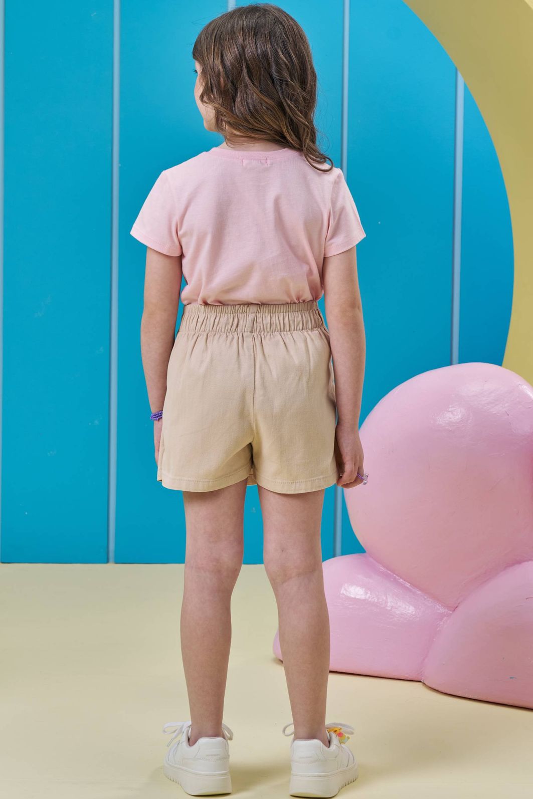 Short saia em sarja com elastano 95968 Kukiê Infantil Menina Short saia em sarja com elastano 95968 Kukiê Infantil Menina