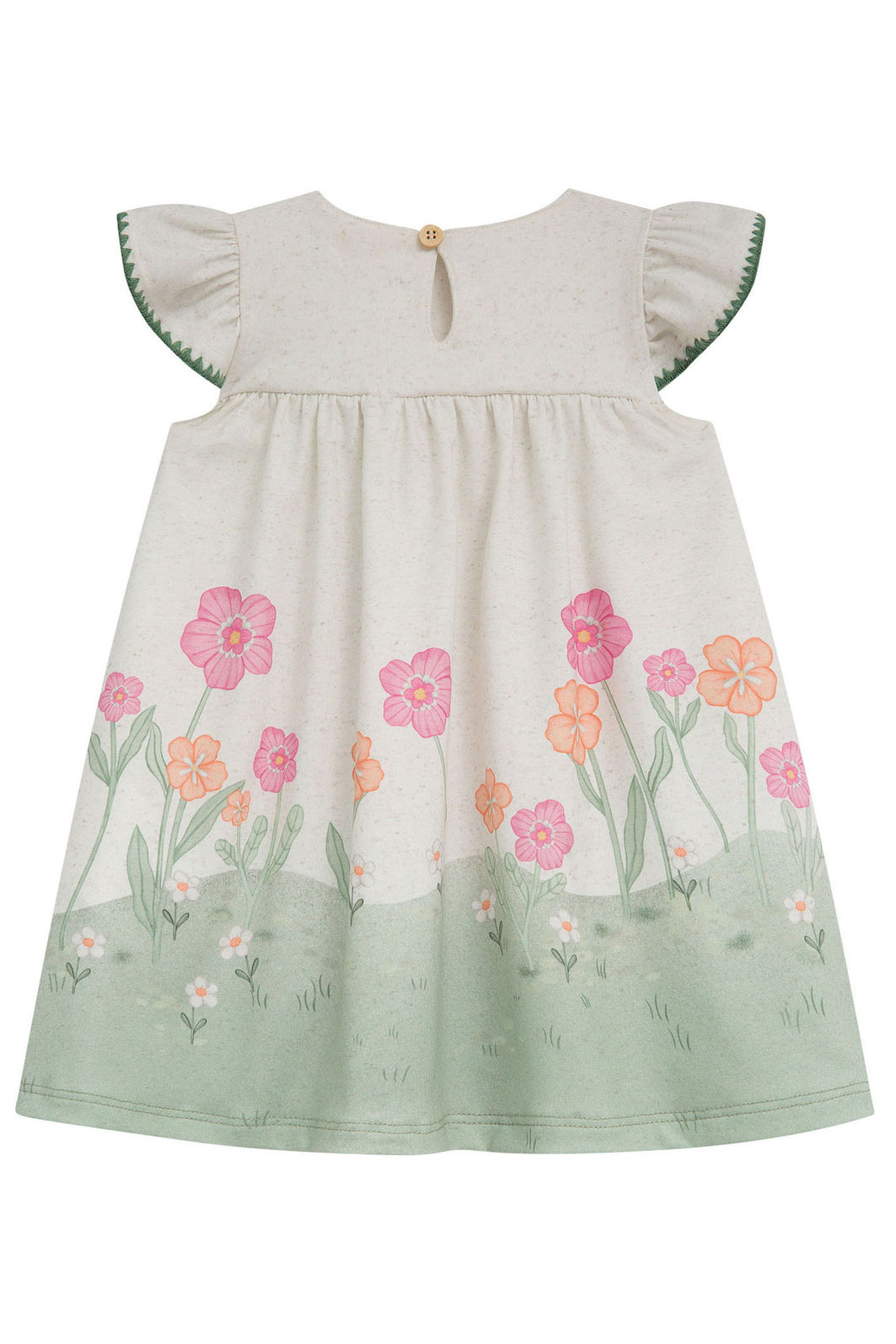 Vestido em malha fresh 96068 Kukiê Bebê Menina Vestido em malha fresh 96068 Kukiê Bebê Menina