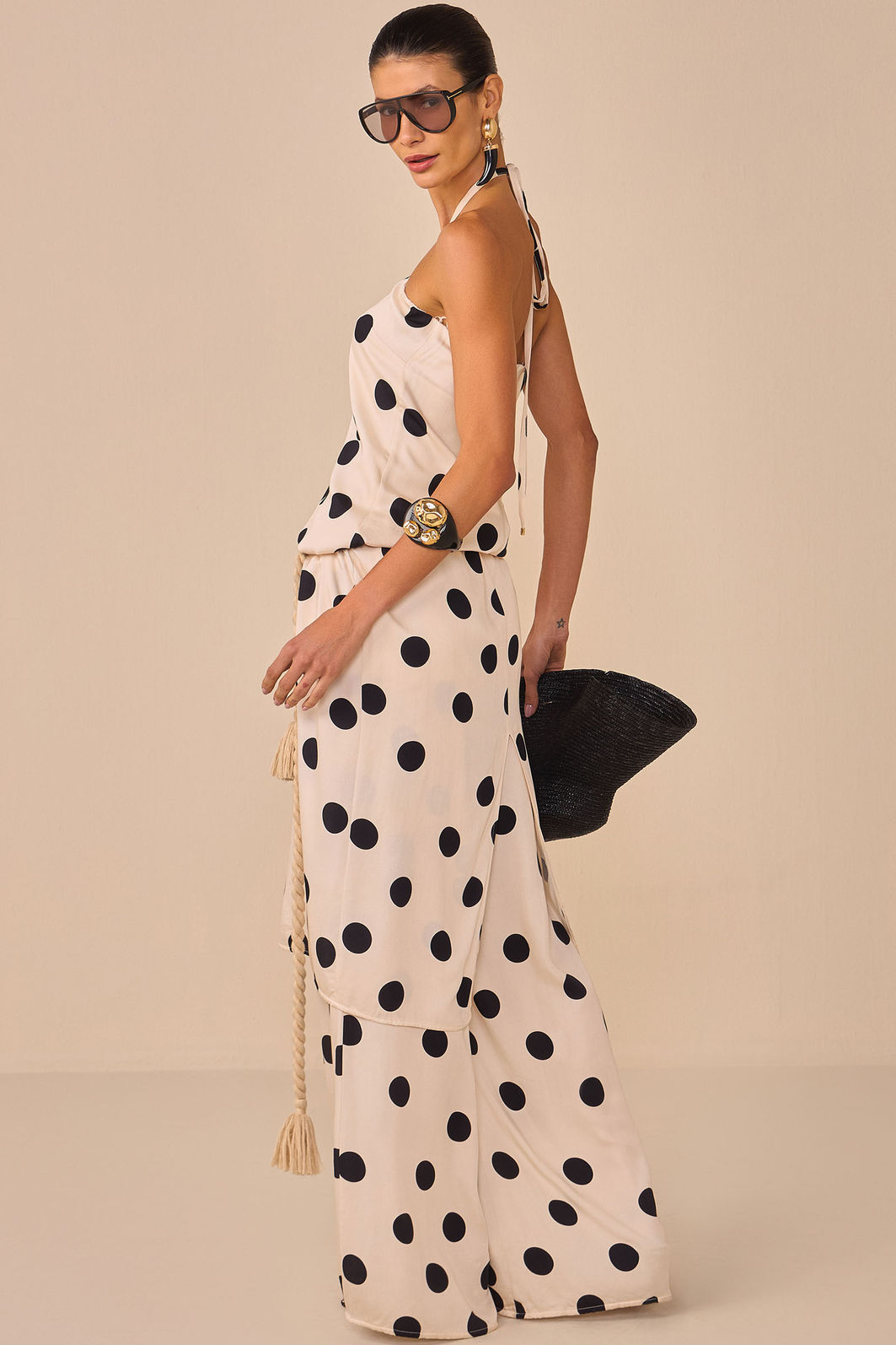 Vestido maxi midi em crepe acetinado com estampa digital 96195 Linzzi Vestido maxi midi em crepe acetinado com estampa digital 96195 Linzzi
