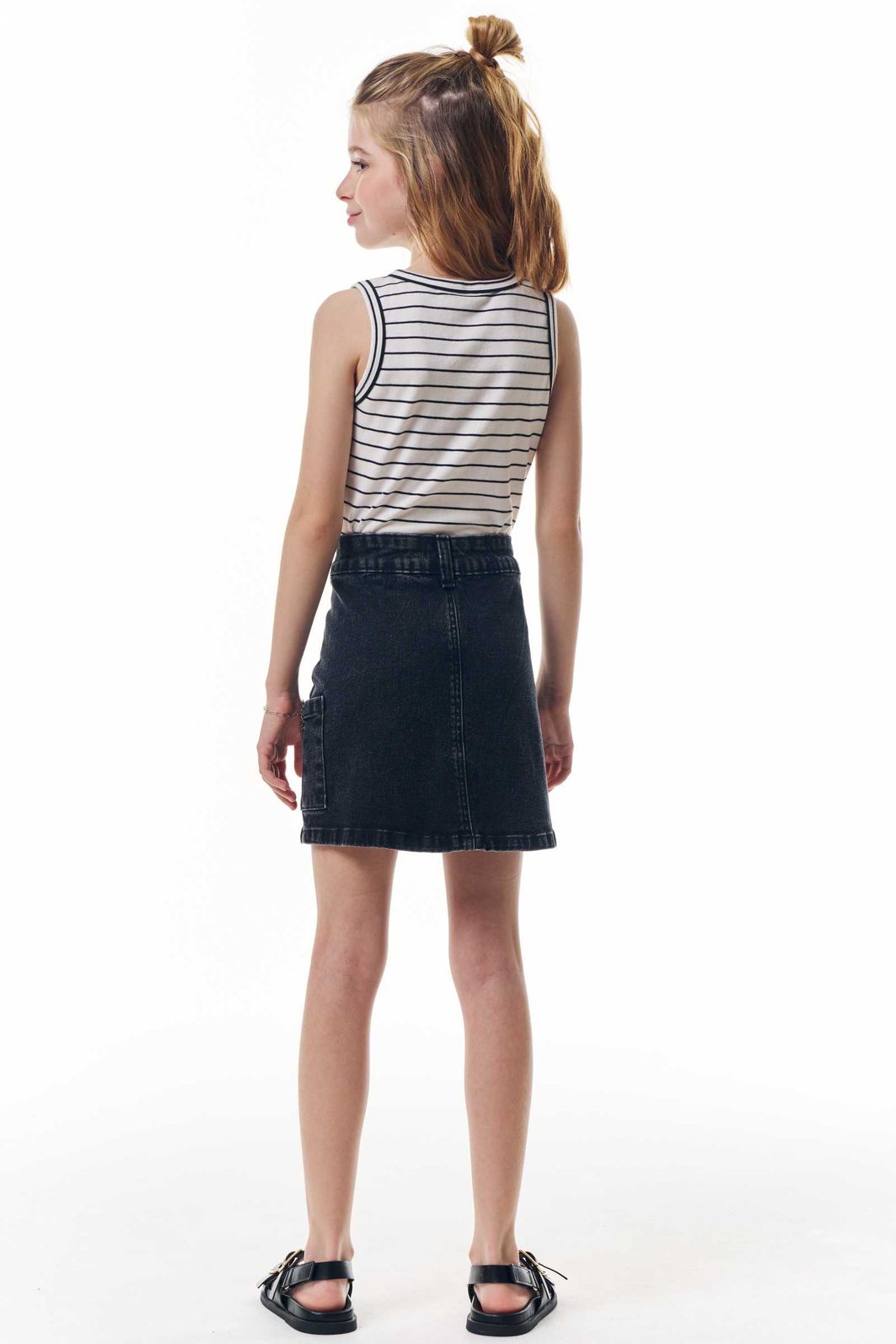 Regata em cotton 95192 Vic Teen Menina Regata em cotton 95192 Vic Teen Menina