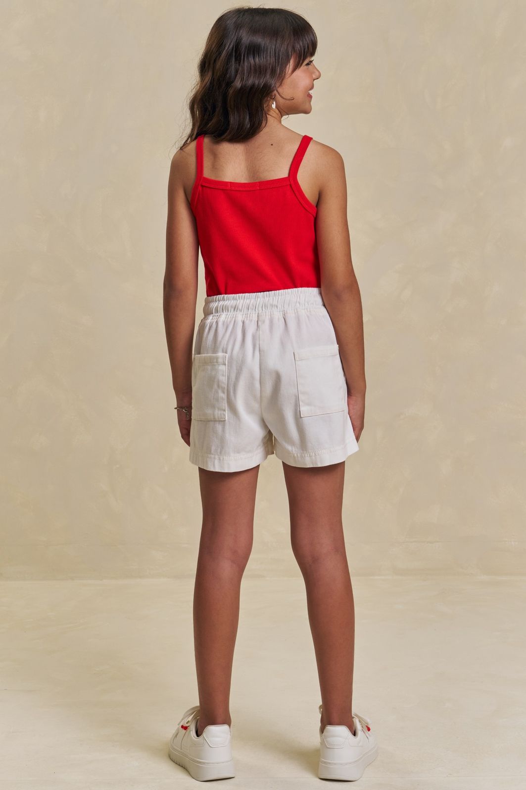 Conjunto de regata em canelado liz e shorts em sarja com elastano 95859 Lilimoon Teen Menina Conjunto de regata em canelado liz e shorts em sarja com elastano 95859 Lilimoon Teen Menina