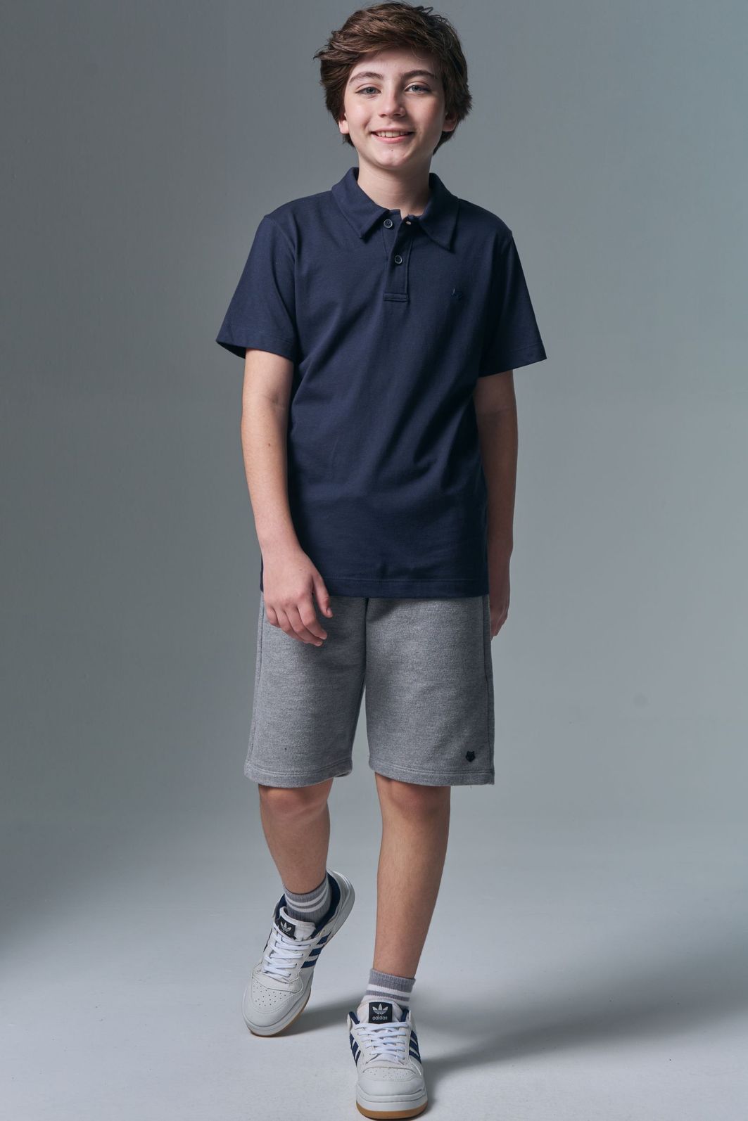 Camisa polo em meia malha 94872 Johnny Fox Teen Menino Camisa polo em meia malha 94872 Johnny Fox Teen Menino