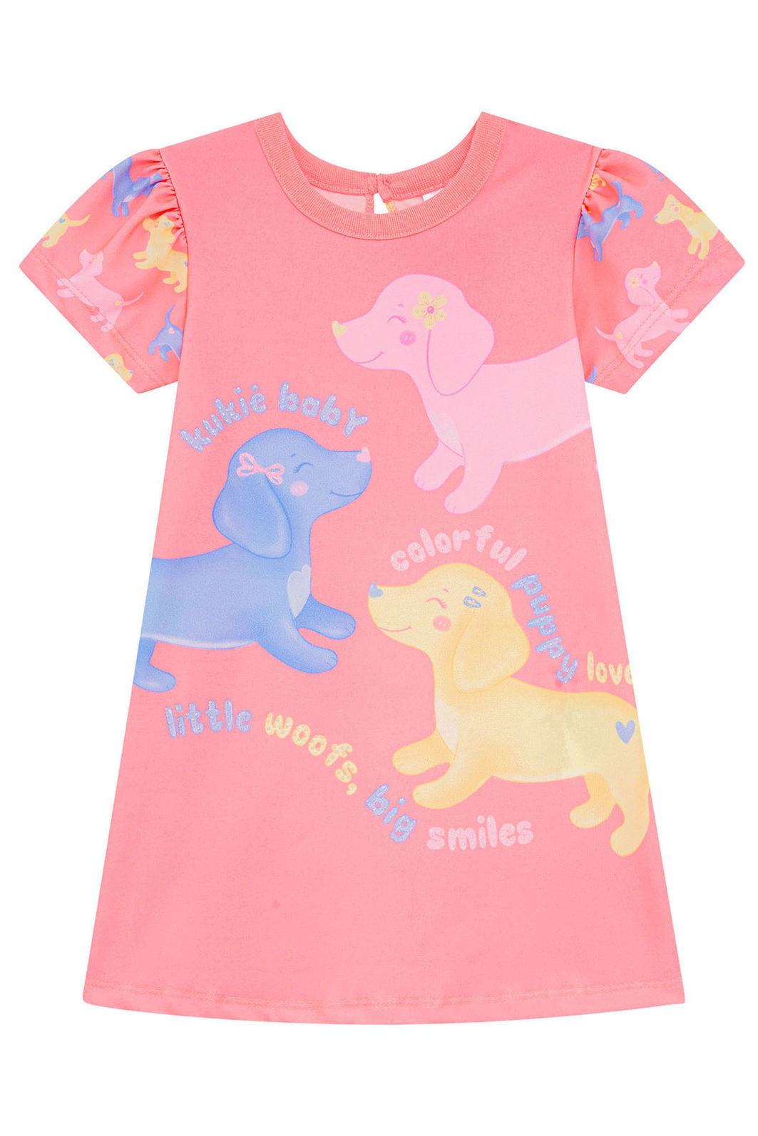 Vestido em malha power 94941 Kukiê Infantil Menina Vestido em malha power 94941 Kukiê Infantil Menina