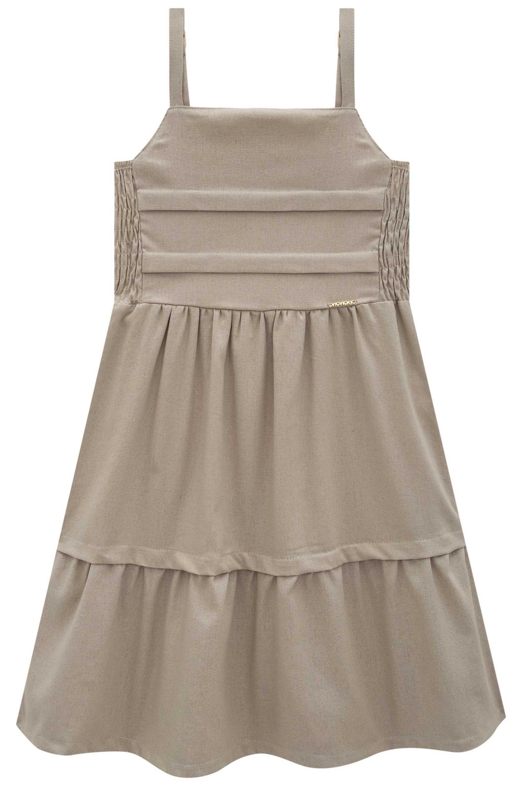 Vestido em linho blend 94416 Vic Teen Menina Vestido em linho blend 94416 Vic Teen Menina
