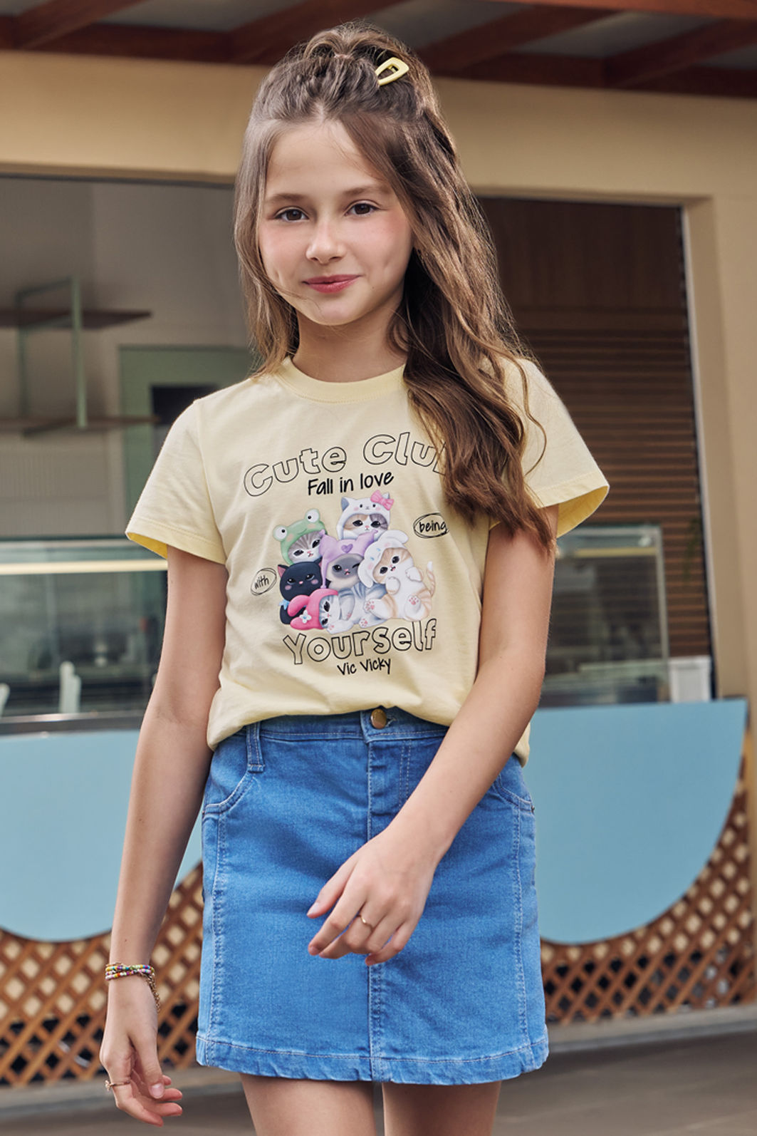 Blusa em meia malha 94586 Vic Teen Menina Blusa em meia malha 94586 Vic Teen Menina