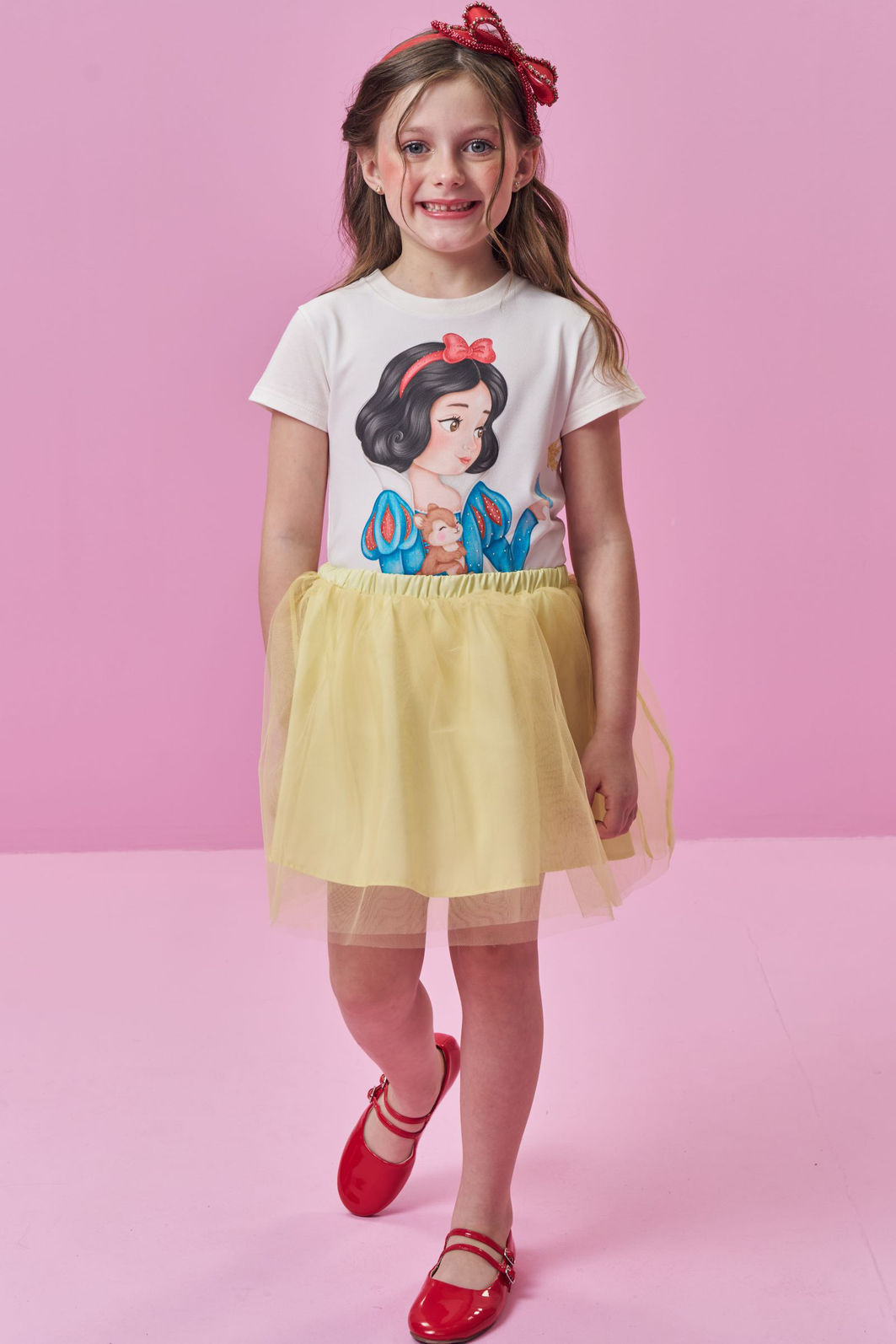 Blusa em meia malha 96793 Kukiê Infantil Menina Blusa em meia malha 96793 Kukiê Infantil Menina