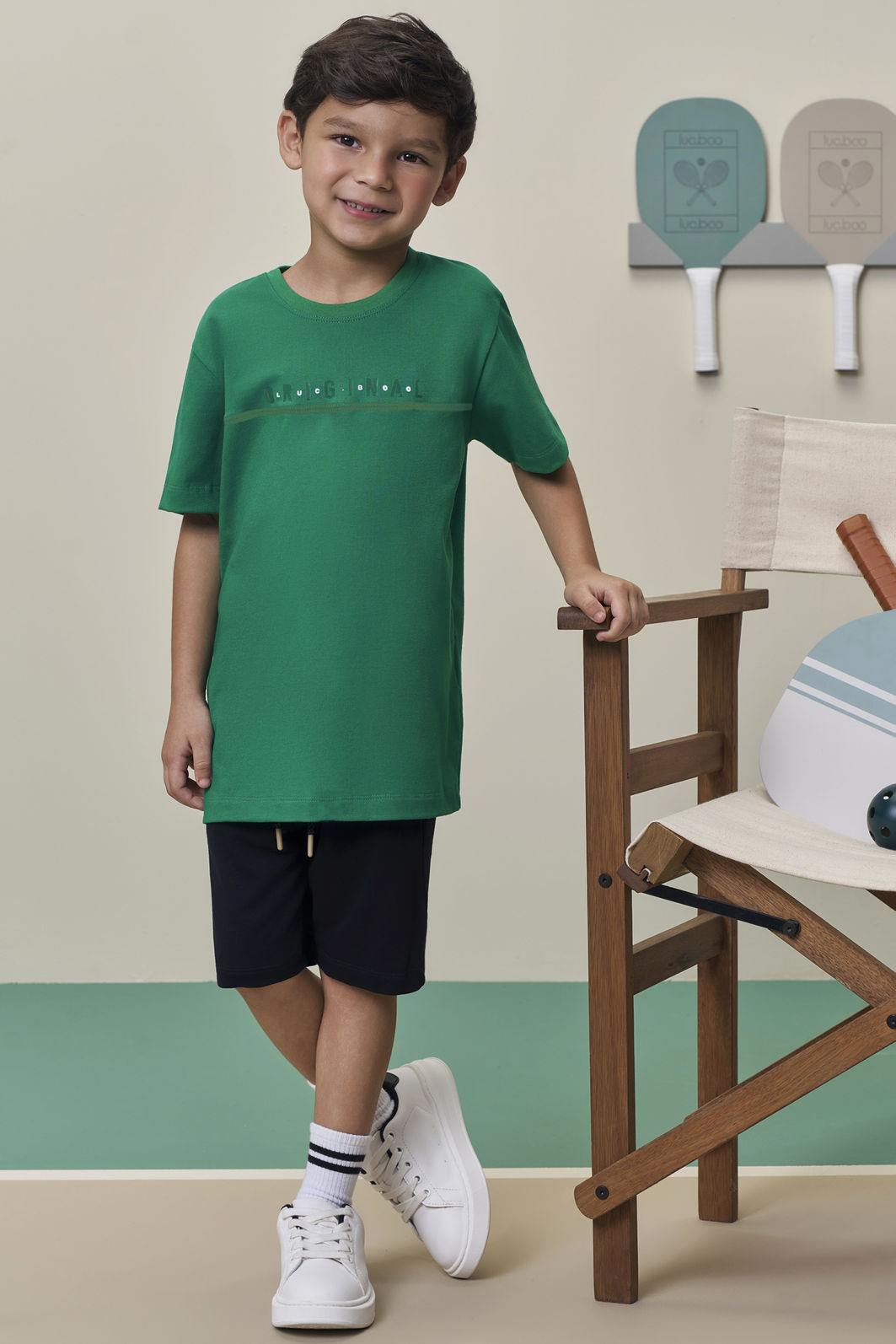 Bermuda em molevisco com elastano 98759 LucBoo Infantil Menino Bermuda em molevisco com elastano 98759 LucBoo Infantil Menino