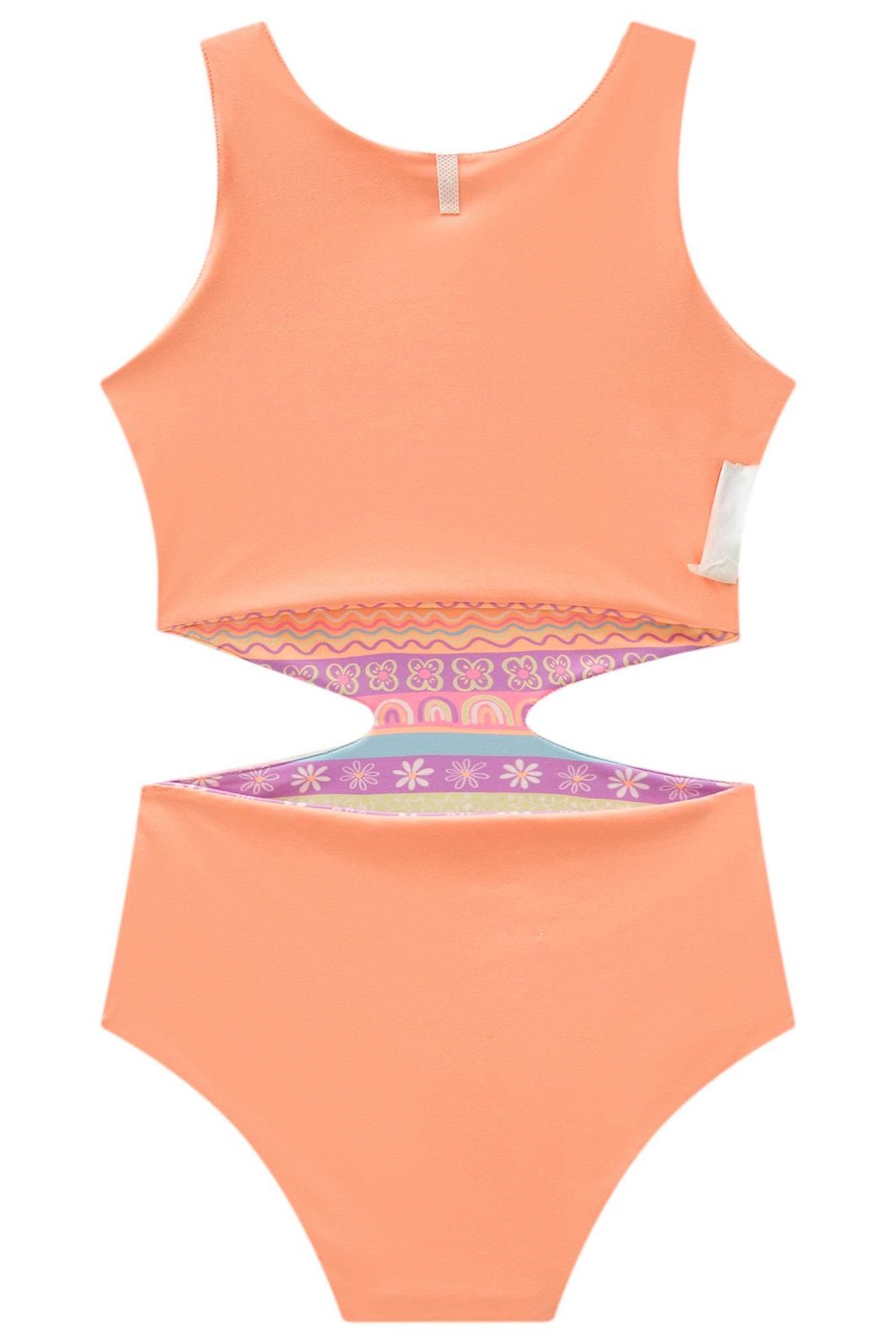 Maiô reversível em malha UV dry com proteção UV 50+ 95925 Infanti Infantil Menina Maiô reversível em malha UV dry com proteção UV 50+ 95925 Infanti Infantil Menina