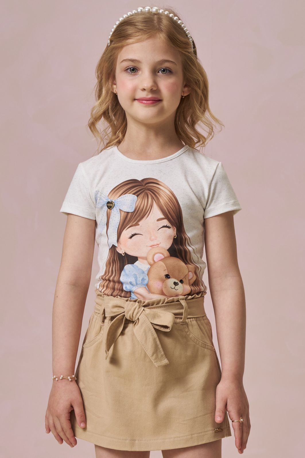 Blusa em malha power 95755 Infanti Infantil Menina Blusa em malha power 95755 Infanti Infantil Menina