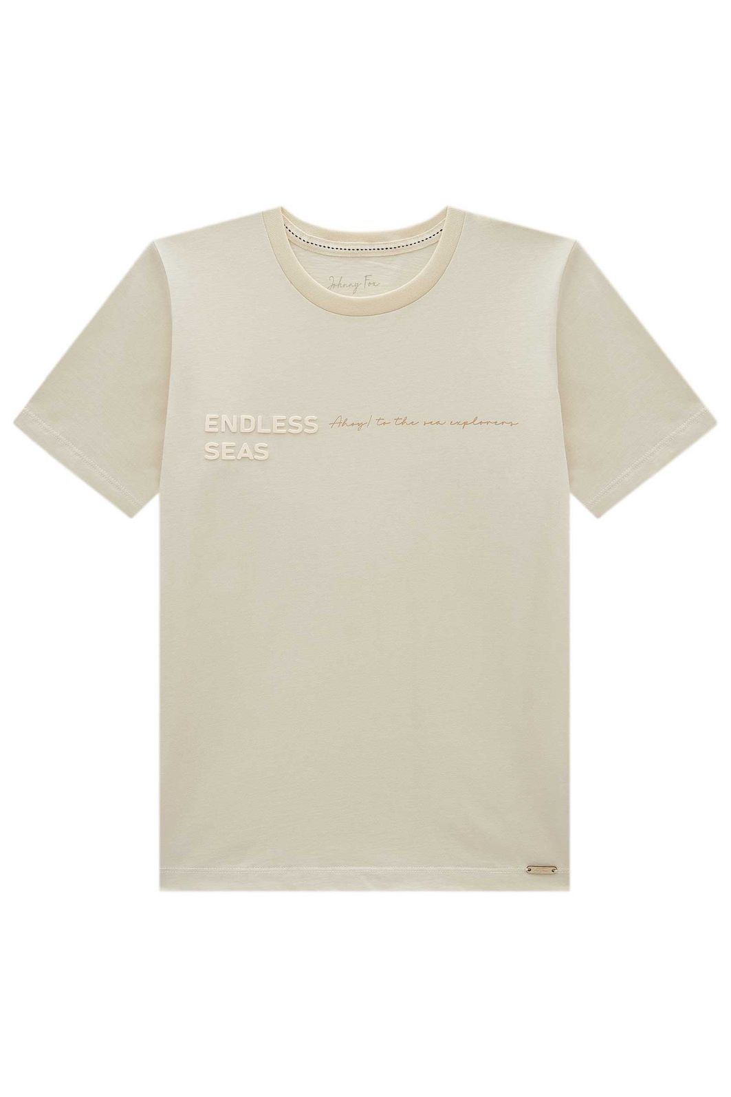 Camiseta em meia malha 98615 Johnny Fox Teen Menino Camiseta em meia malha 98615 Johnny Fox Teen Menino