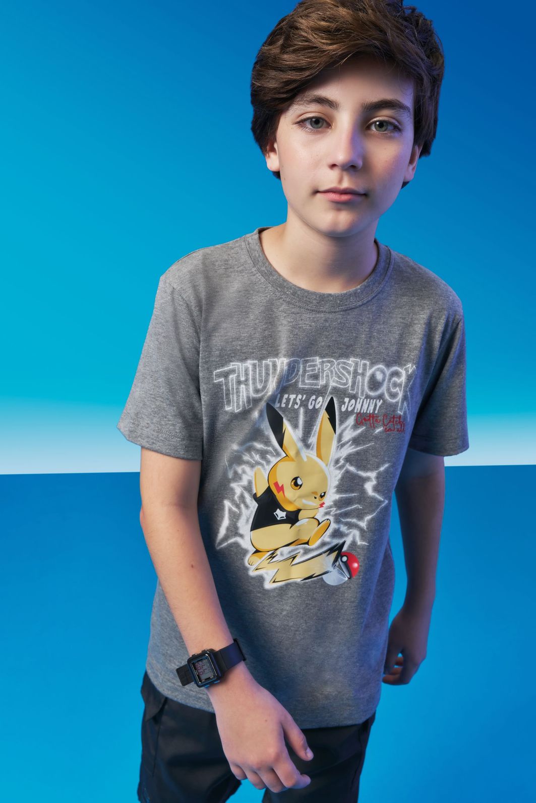 Camiseta em meia malha 94305 Johnny Fox Teen Menino Camiseta em meia malha 94305 Johnny Fox Teen Menino