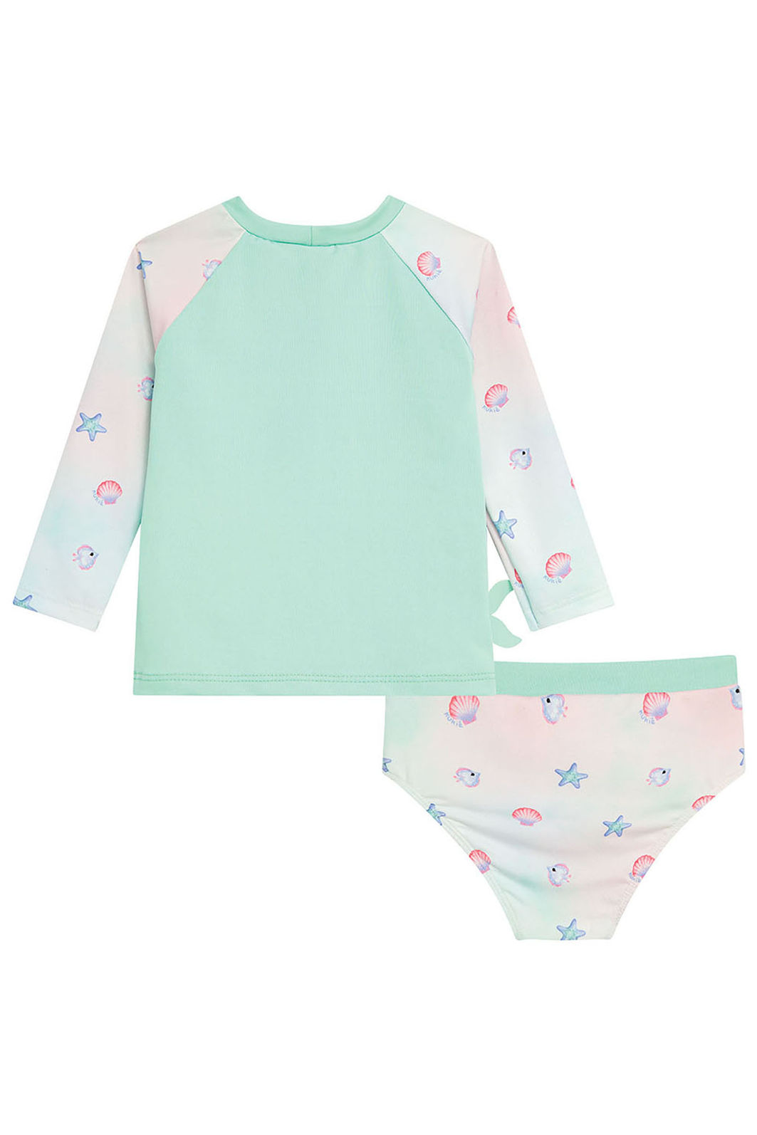 Conjunto de blusa e calcinha em malha com proteção UV50+ 93237 Kukiê Bebê Menina Conjunto de blusa e calcinha em malha com proteção UV50+ 93237 Kukiê Bebê Menina
