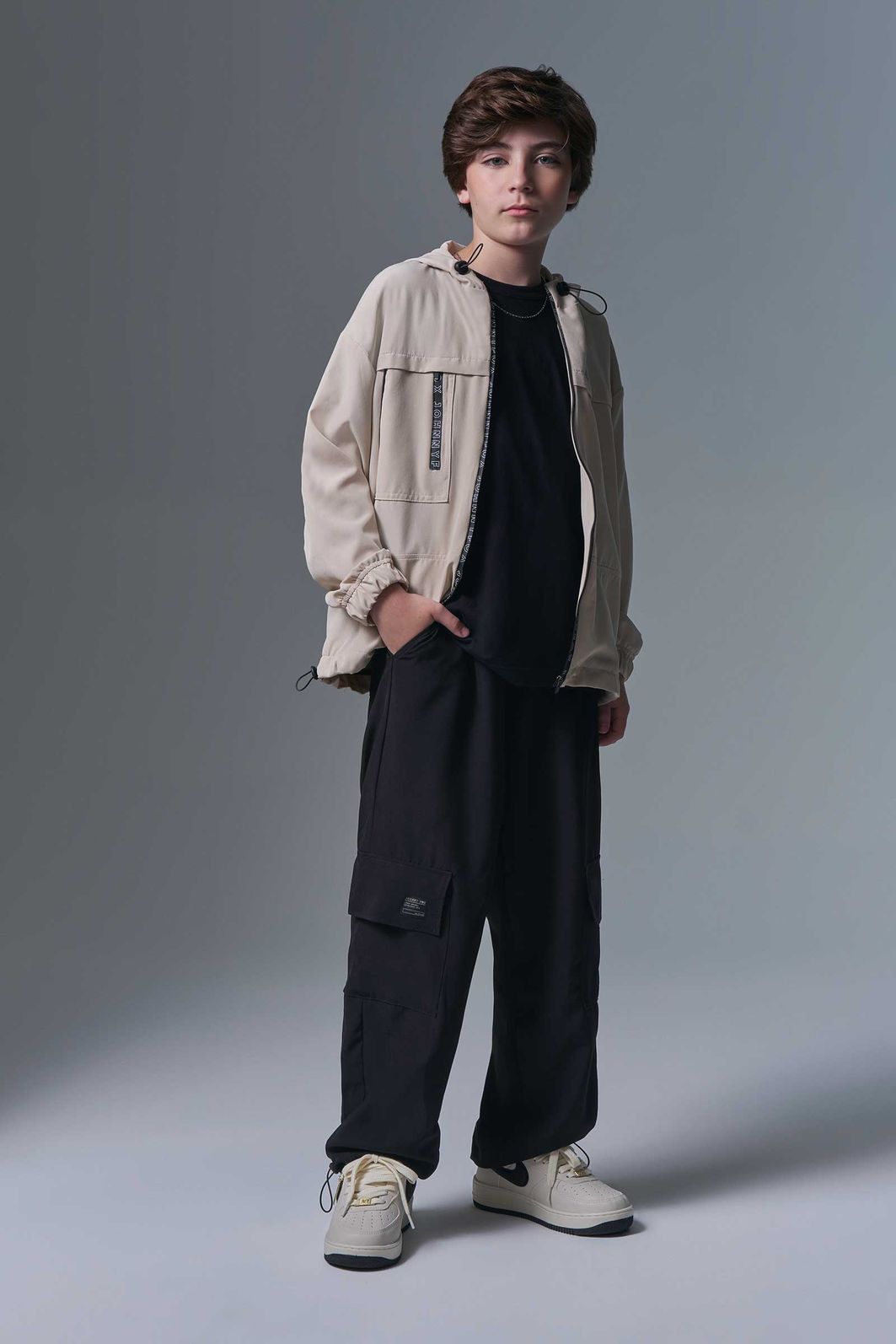 Jaqueta over corta vento em nylon hidronatic super soft com elastano 97177 Johnny Fox Teen Menino Jaqueta over corta vento em nylon hidronatic super soft com elastano 97177 Johnny Fox Teen Menino