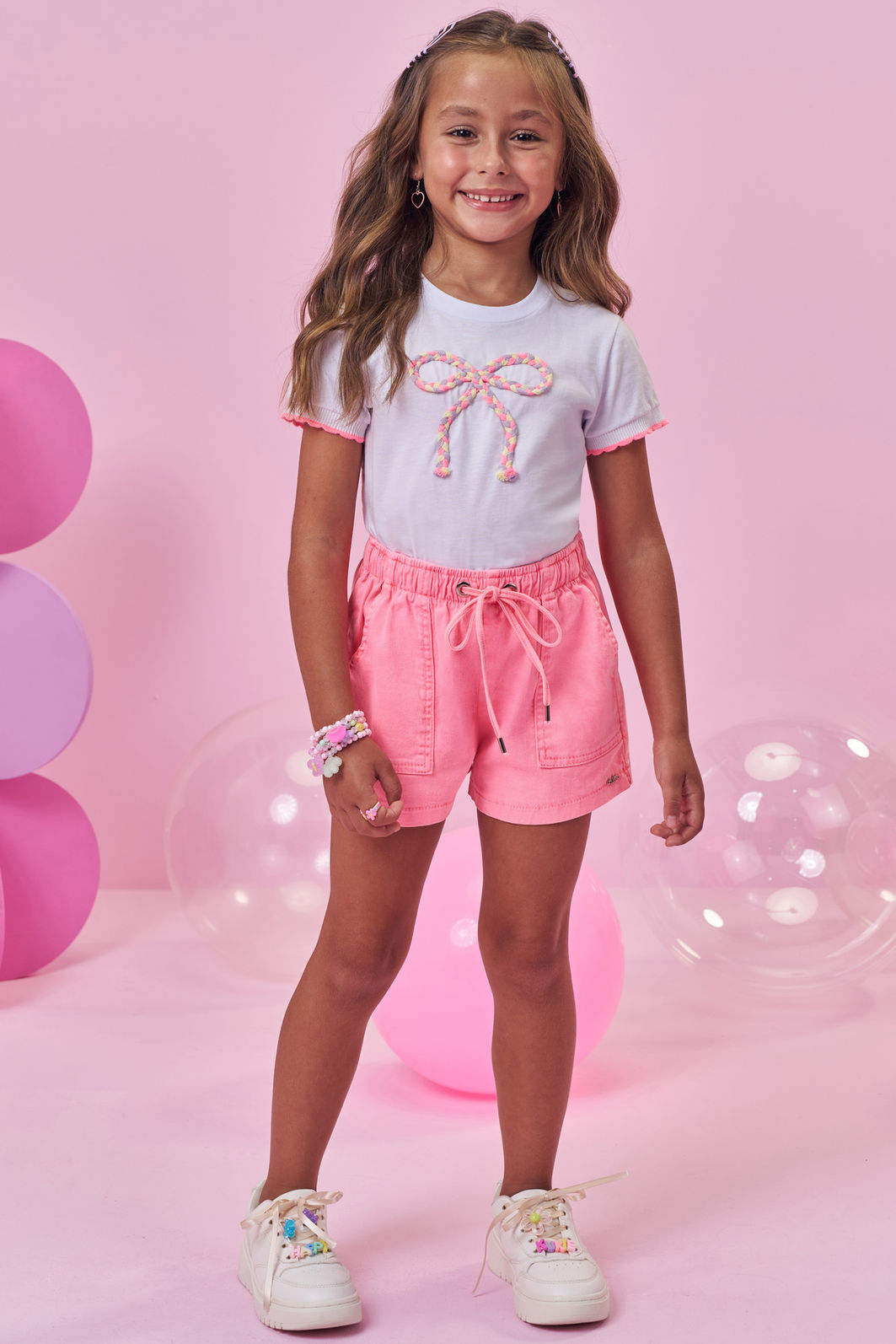 Blusa em meia malha 98442 Kukiê Infantil Menina Blusa em meia malha 98442 Kukiê Infantil Menina