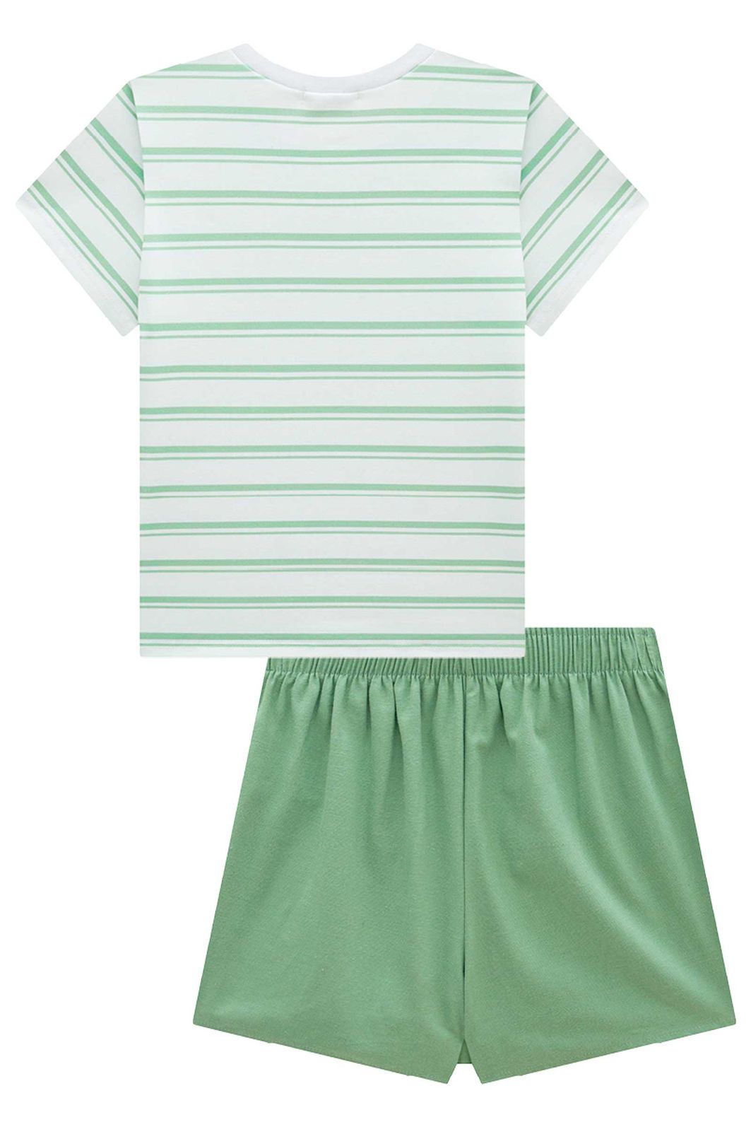 Conjunto de blusa em malha power e short saia em linho com elastano 99109 Vic Teen Menina Conjunto de blusa em malha power e short saia em linho com elastano 99109 Vic Teen Menina
