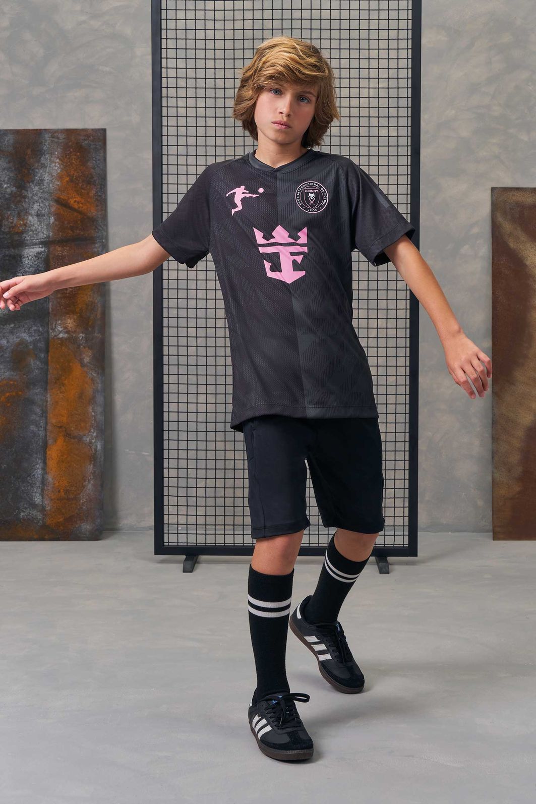 Camiseta em malha dry sports 96371 Johnny Fox Teen Menino