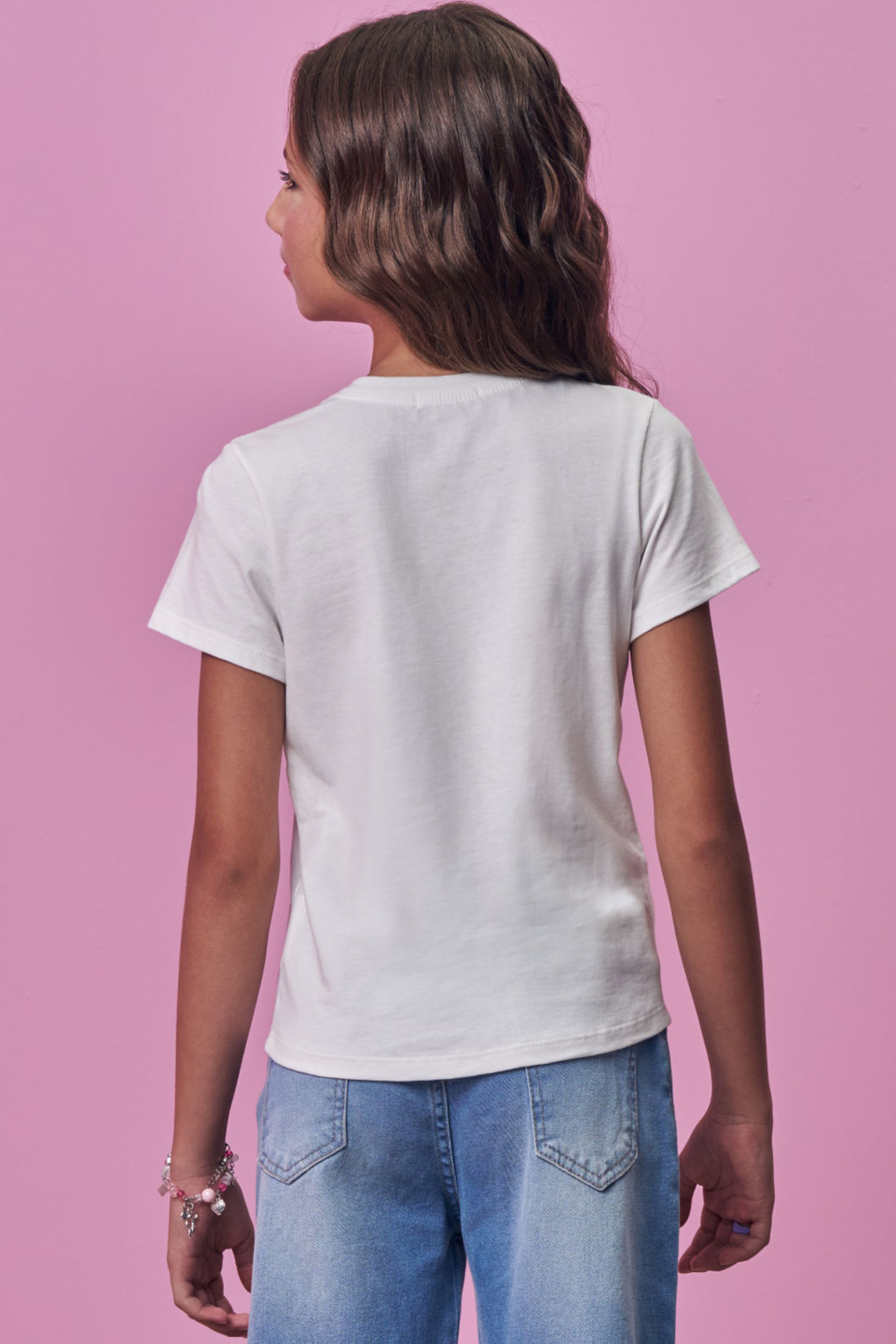 Blusa em meia malha 99098 Vic Teen Menina Blusa em meia malha 99098 Vic Teen Menina
