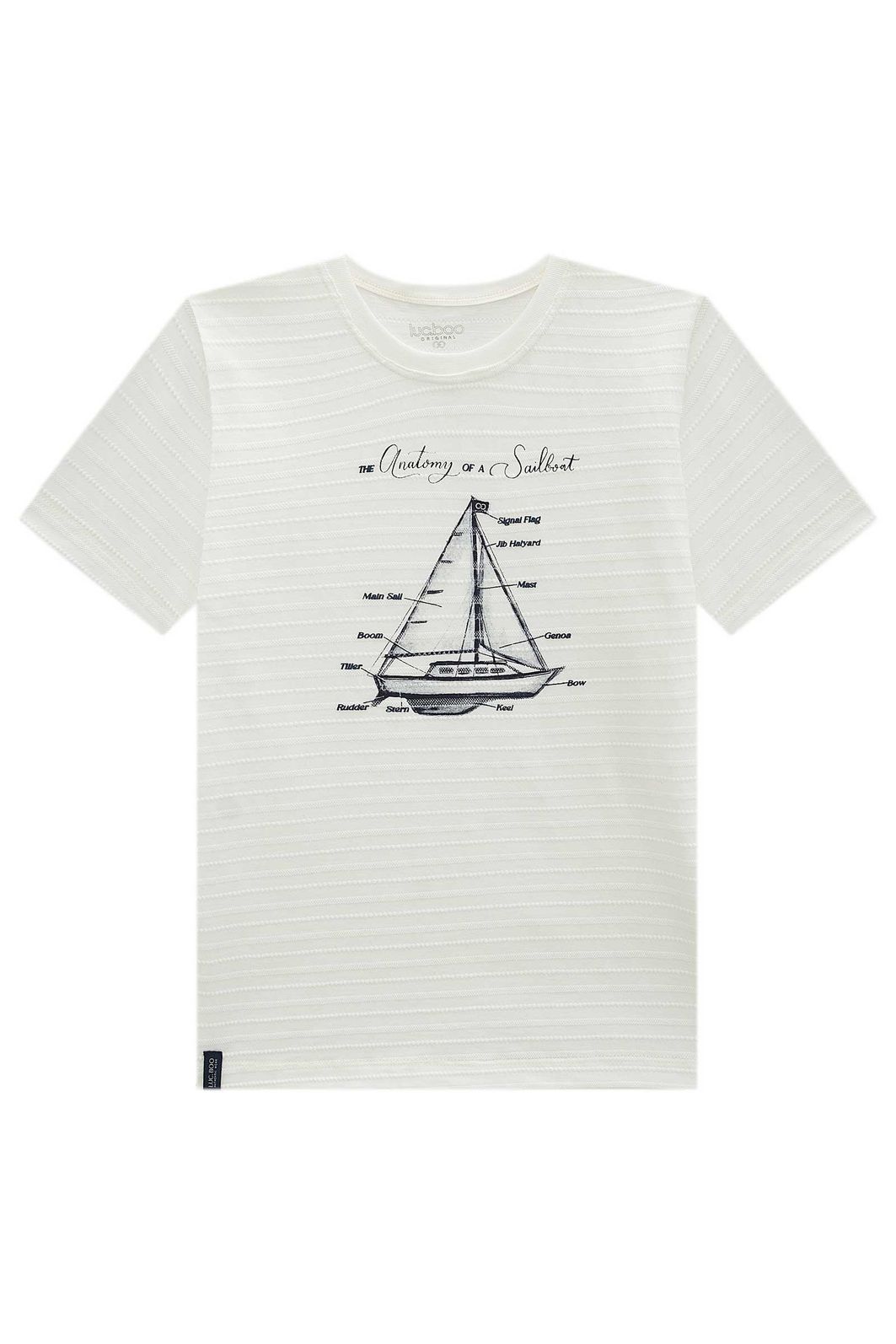 Camiseta em malha textura 99271 LucBoo Infantil Menino Camiseta em malha textura 99271 LucBoo Infantil Menino