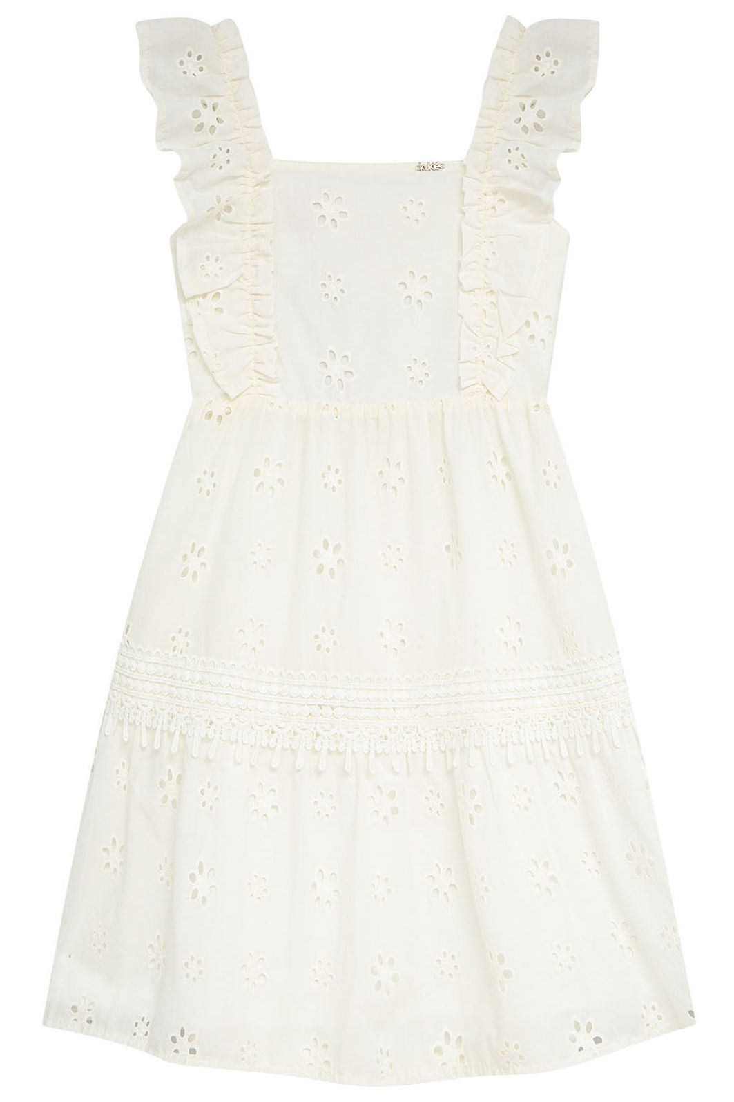 Vestido em laise 100% algodão 93687 Kukiê Infantil Menina Vestido em laise 100% algodão 93687 Kukiê Infantil Menina