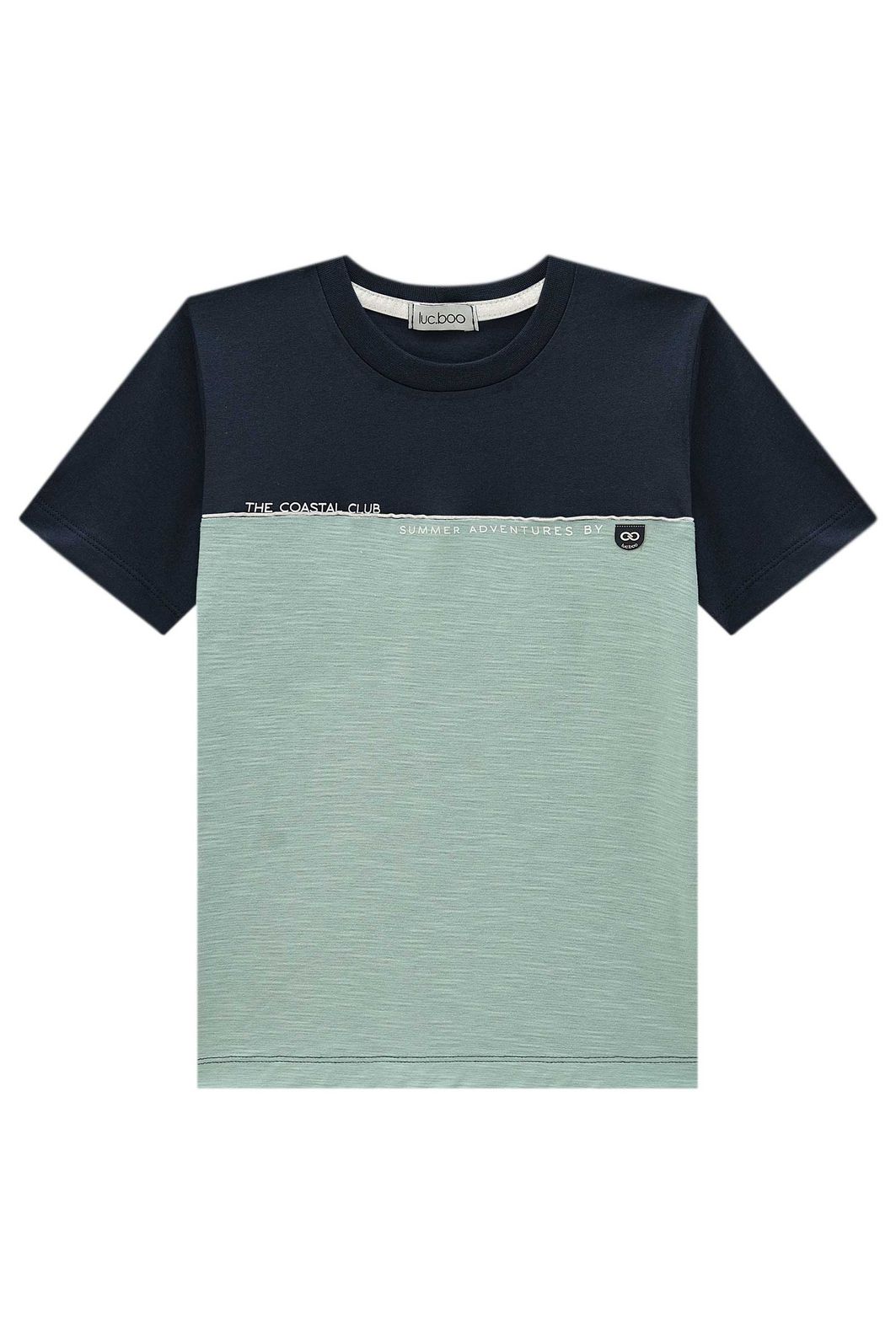 Camiseta em meia malha flamê 98757 LucBoo Infantil Menino Camiseta em meia malha flamê 98757 LucBoo Infantil Menino