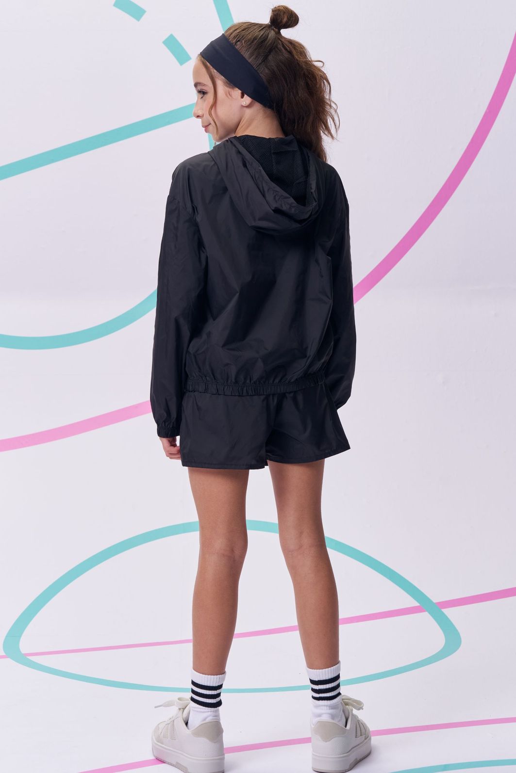 Jaqueta corta vento em air tech 96260 Vic Teen Menina