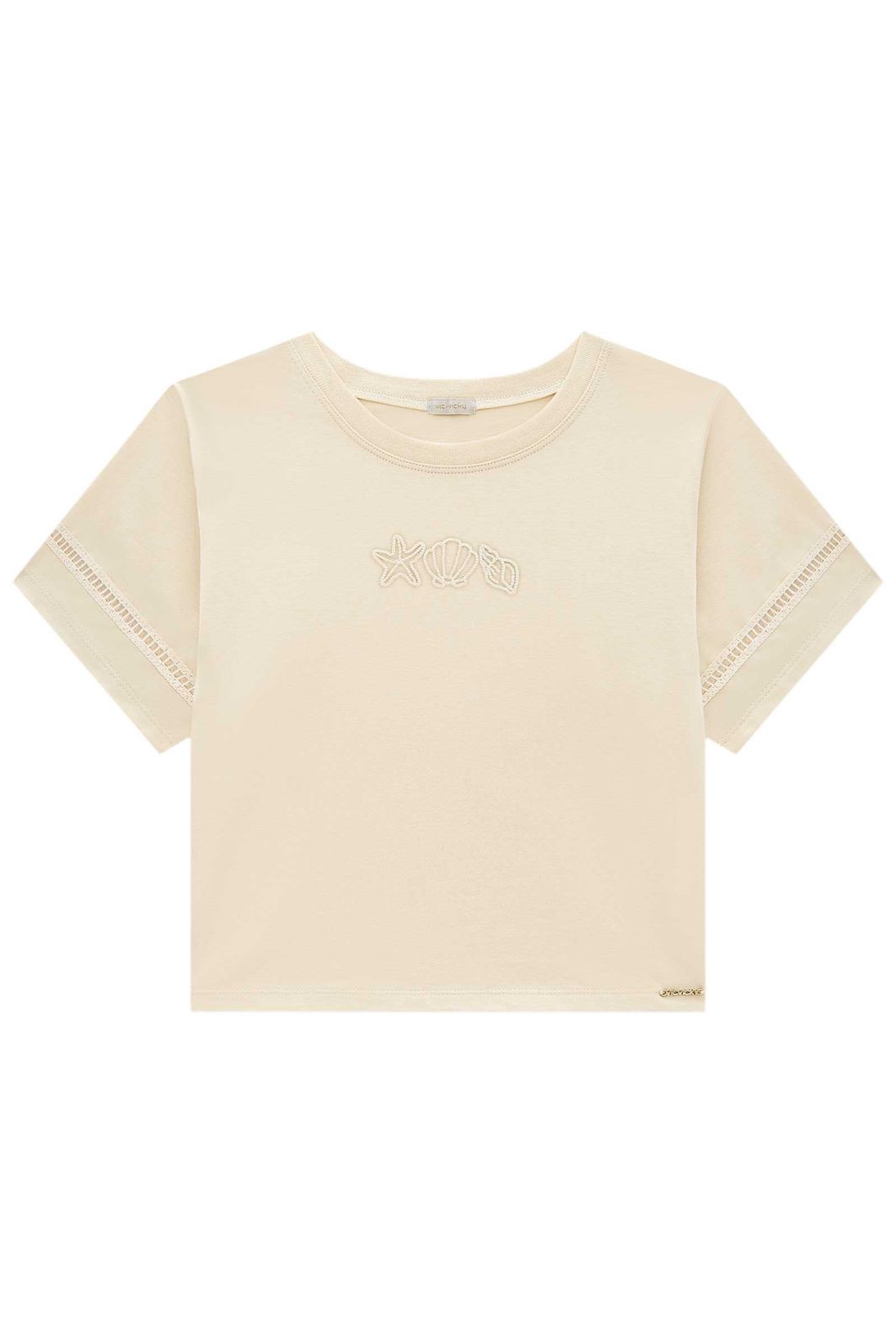Blusa em meia malha 94378 Vic Teen Menina Blusa em meia malha 94378 Vic Teen Menina
