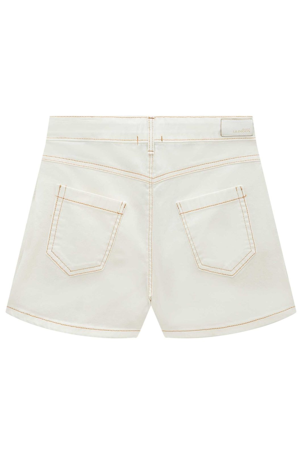 Shorts em sarja com elastano 98165 Lilimoon Teen Menina Shorts em sarja com elastano 98165 Lilimoon Teen Menina