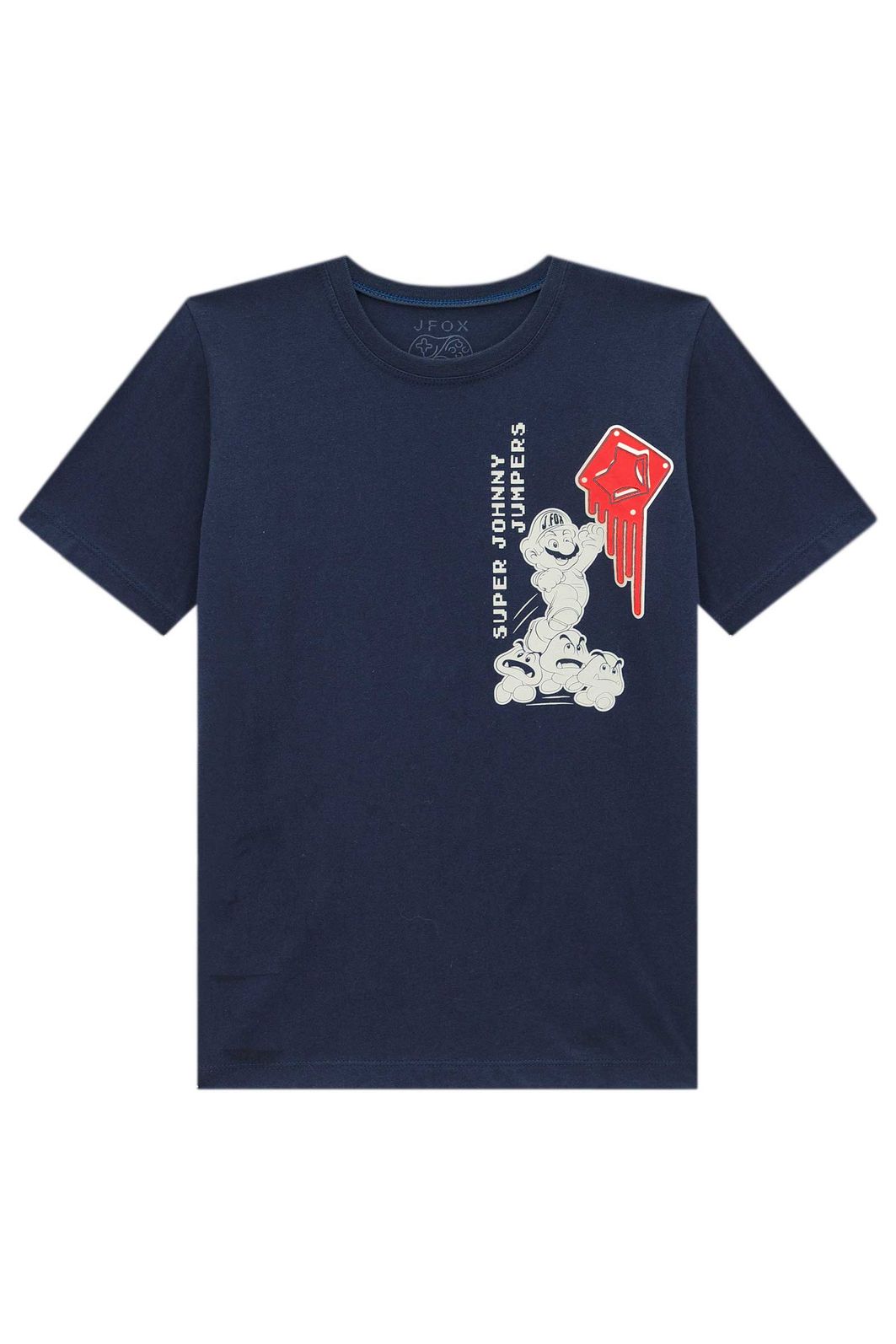 Camiseta em meia malha 94302 Johnny Fox Teen Menino Camiseta em meia malha 94302 Johnny Fox Teen Menino