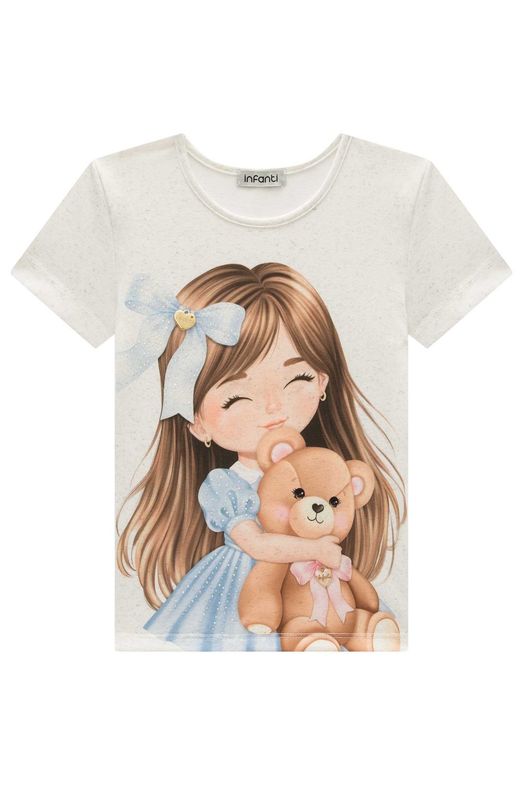 Blusa em malha power 95755 Infanti Infantil Menina Blusa em malha power 95755 Infanti Infantil Menina
