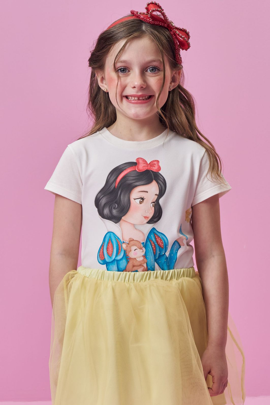 Blusa em meia malha 96793 Kukiê Infantil Menina Blusa em meia malha 96793 Kukiê Infantil Menina