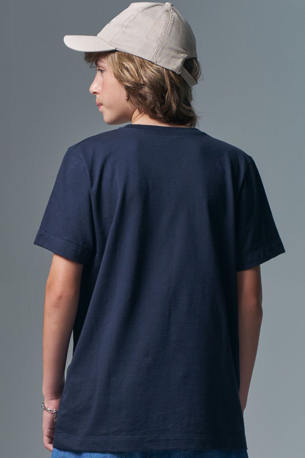 Camiseta em meia malha 96660 Johnny Fox Teen Menino Camiseta em meia malha 96660 Johnny Fox Teen Menino