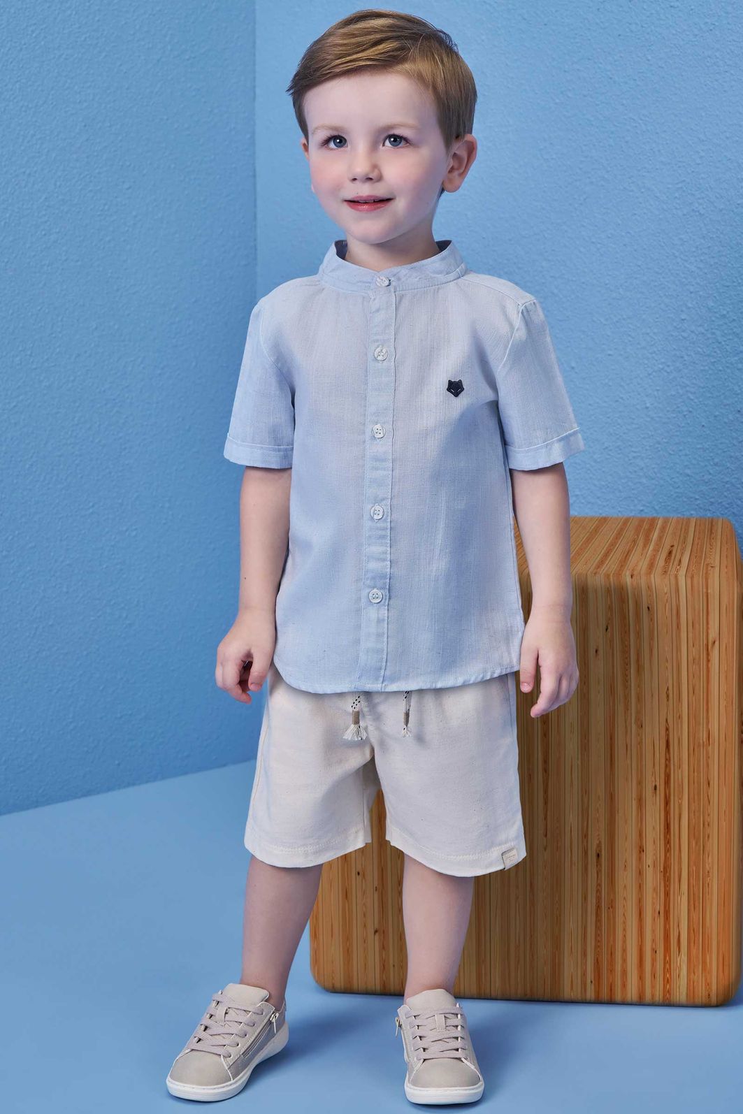 Camisa em verano linho 99035 Johnny Fox Teen Menino Camisa em verano linho 99035 Johnny Fox Teen Menino