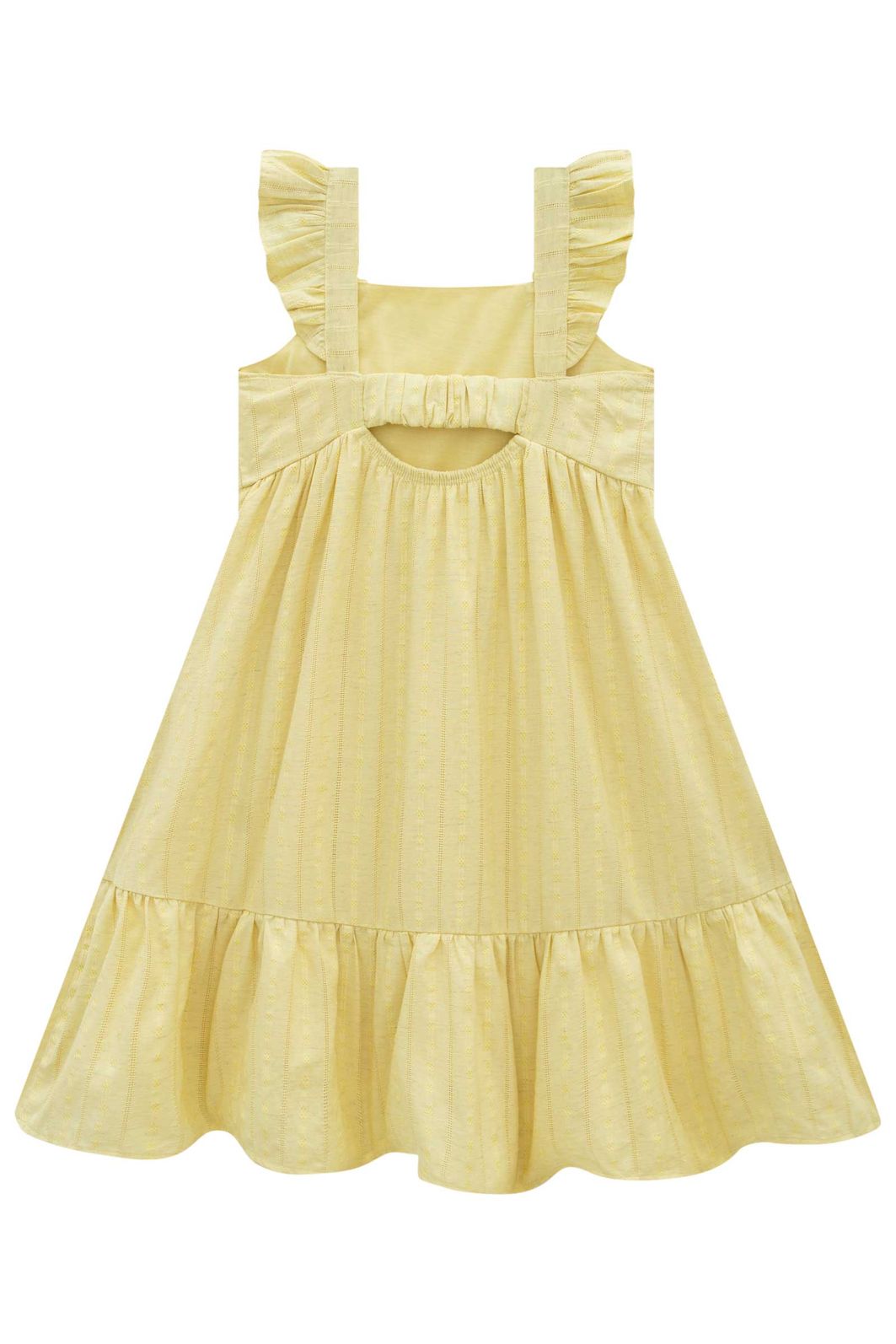 Vestido em blend de linho bordado 98108 Infanti Infantil Menina Vestido em blend de linho bordado 98108 Infanti Infantil Menina