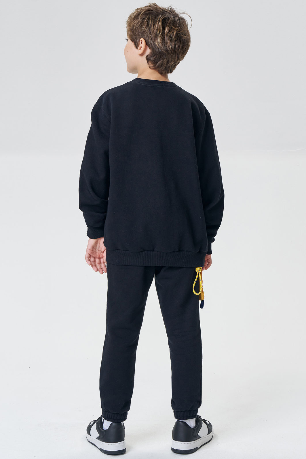 Conjunto de blusão e calça jogger em moletom com pelúcia 90464 Johnny Fox Teen Menino Conjunto de blusão e calça jogger em moletom com pelúcia 90464 Johnny Fox Teen Menino