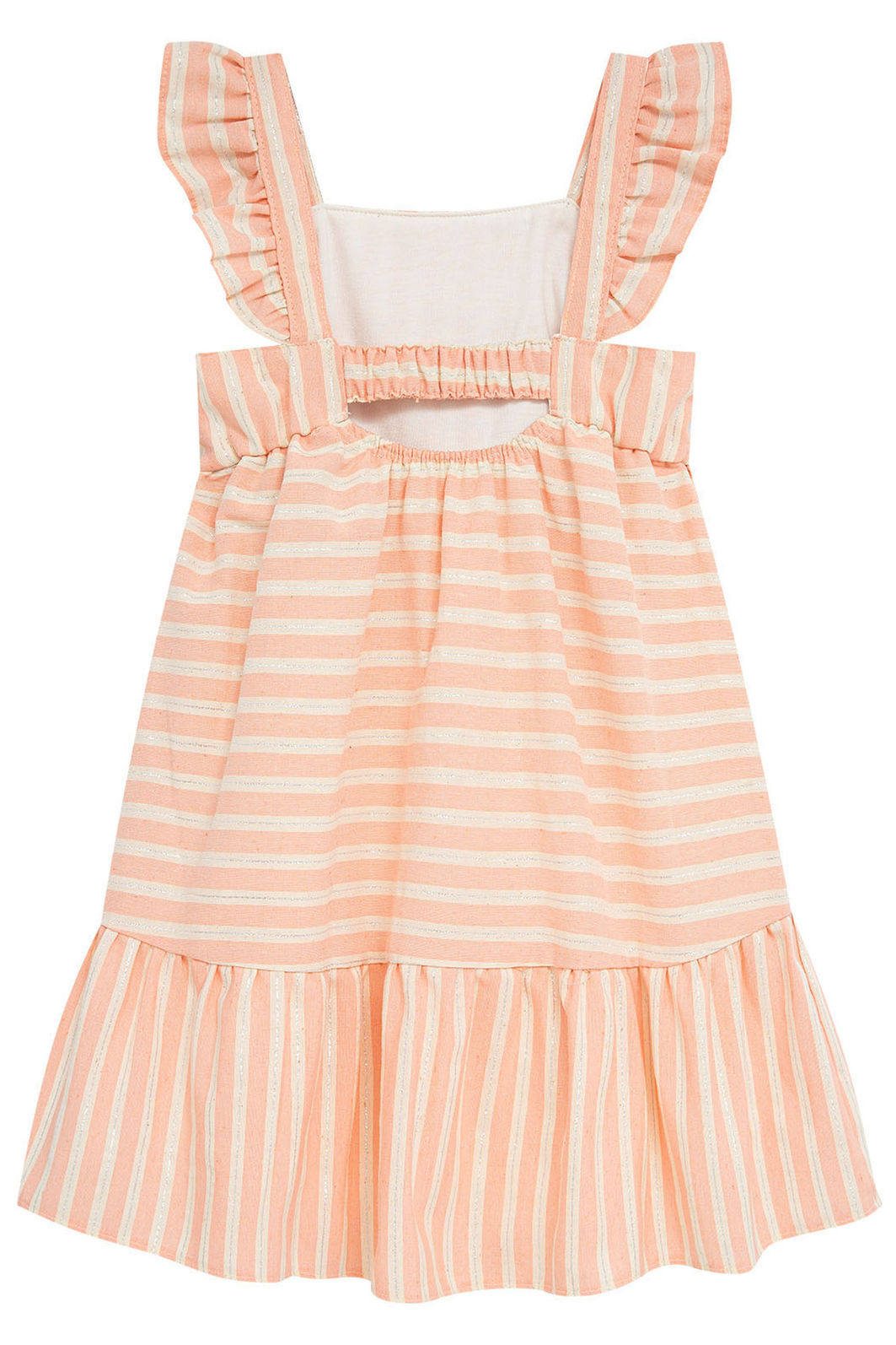 Vestido em tricoline listrado shine 93691 Kukiê Infantil Menina Vestido em tricoline listrado shine 93691 Kukiê Infantil Menina