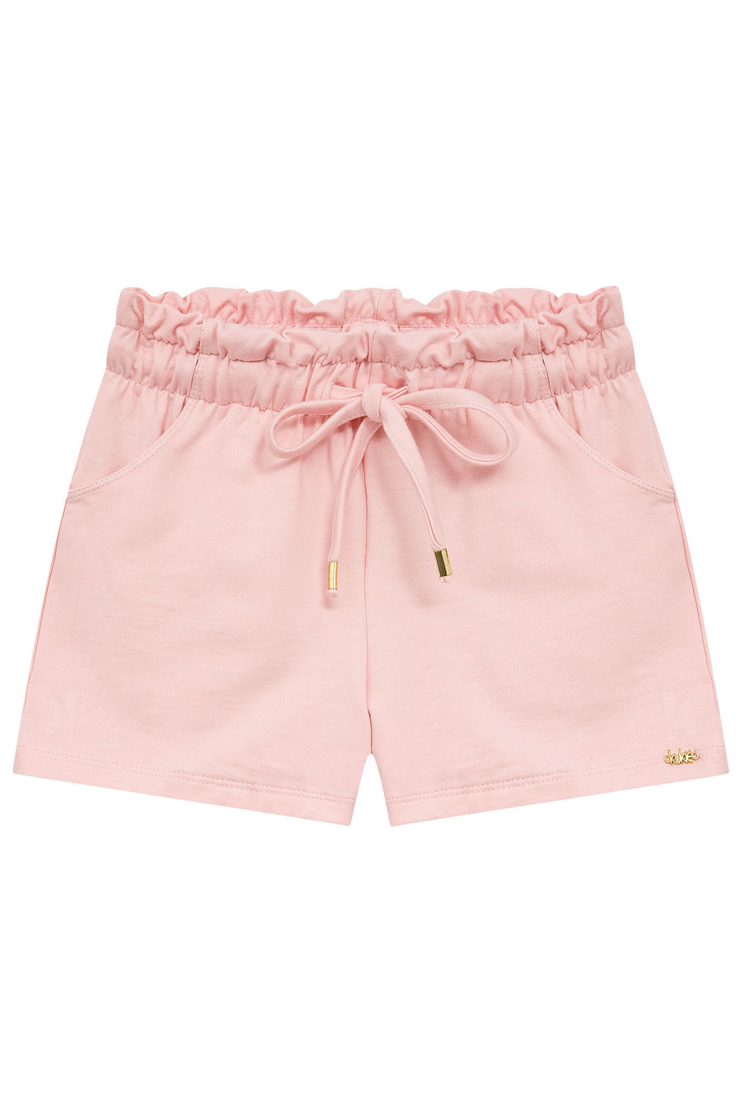 Shorts em moletom sem pelúcia 94350 Kukiê Infantil Menina Shorts em moletom sem pelúcia 94350 Kukiê Infantil Menina