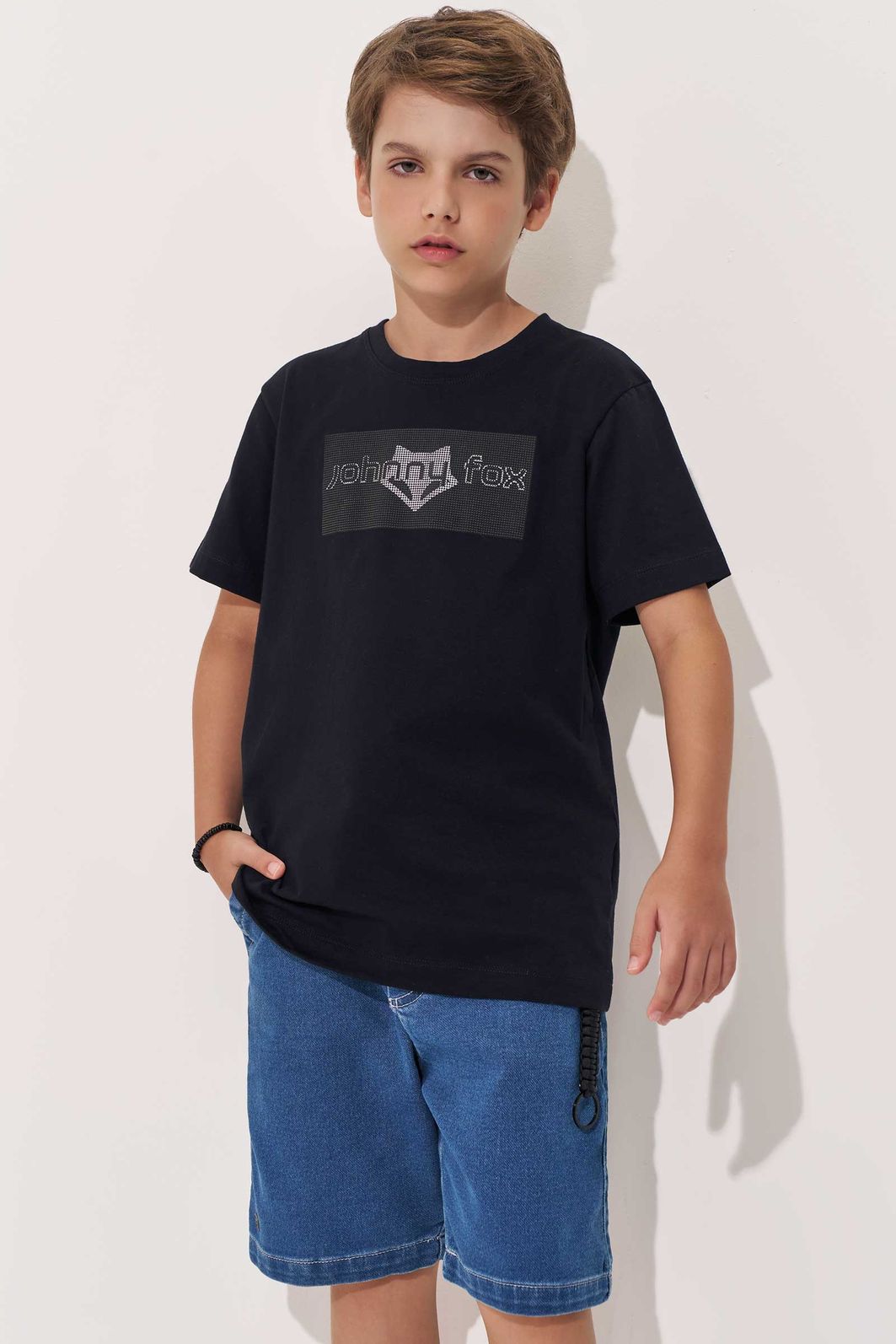 Camiseta em meia malha 97809 Johnny Fox Teen Menino Camiseta em meia malha 97809 Johnny Fox Teen Menino