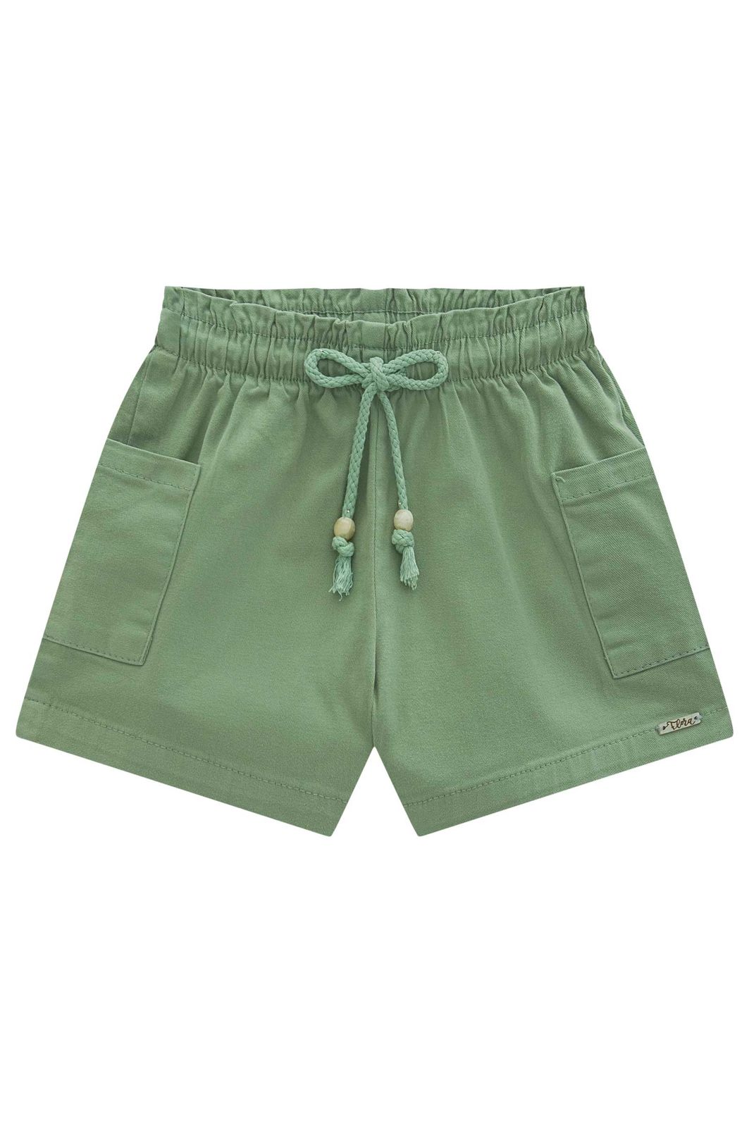 Shorts em sarja com elastano 94947 Infanti Infantil Menina