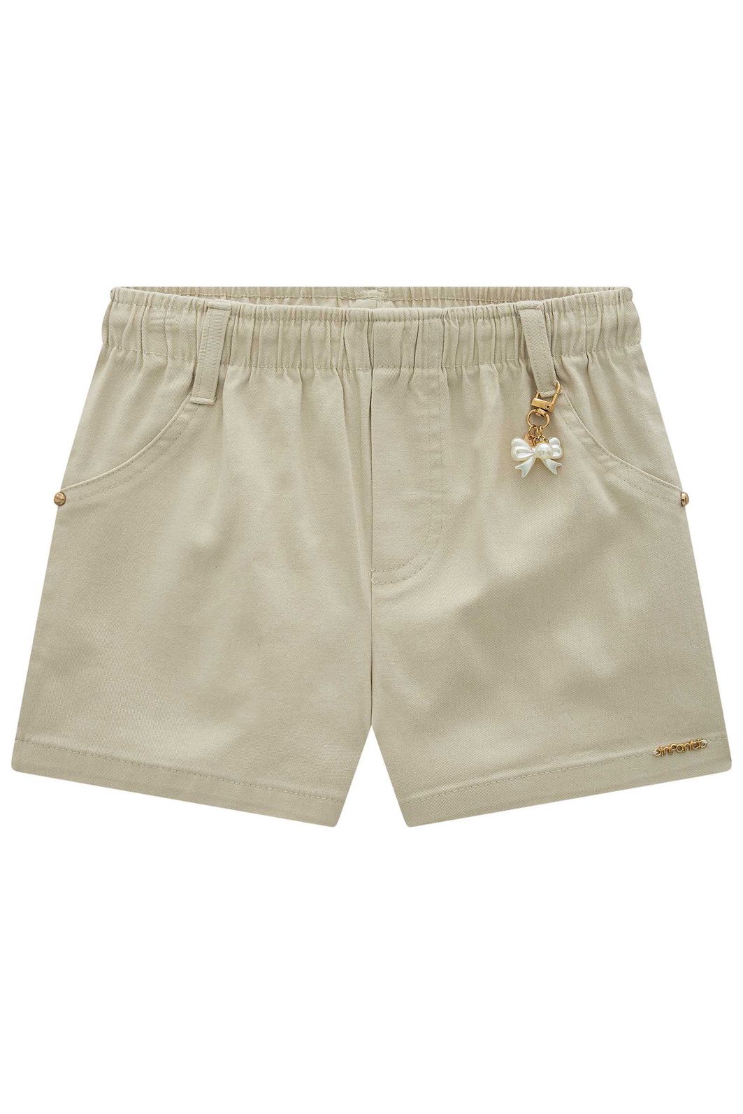 Short em sarja com elastano 98762 Infanti Infantil Menina Short em sarja com elastano 98762 Infanti Infantil Menina