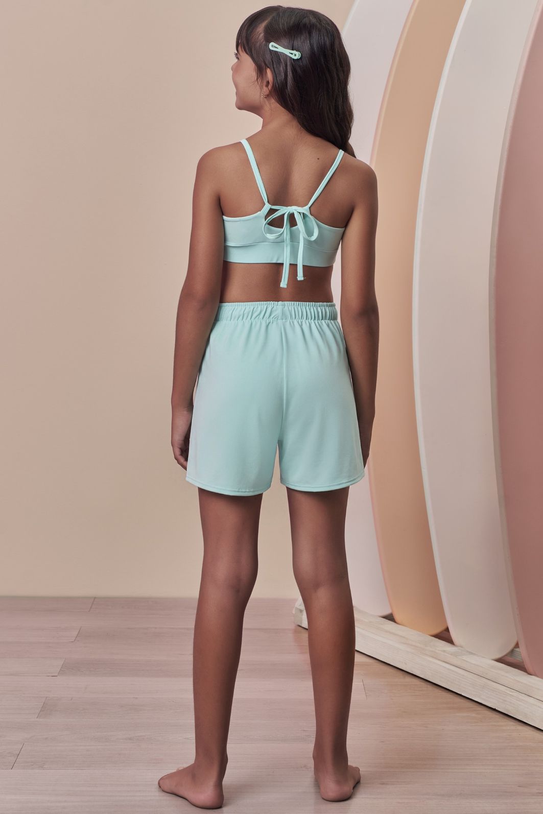 Shorts em malha UV50 99531 Vic Teen Menina Shorts em malha UV50 99531 Vic Teen Menina