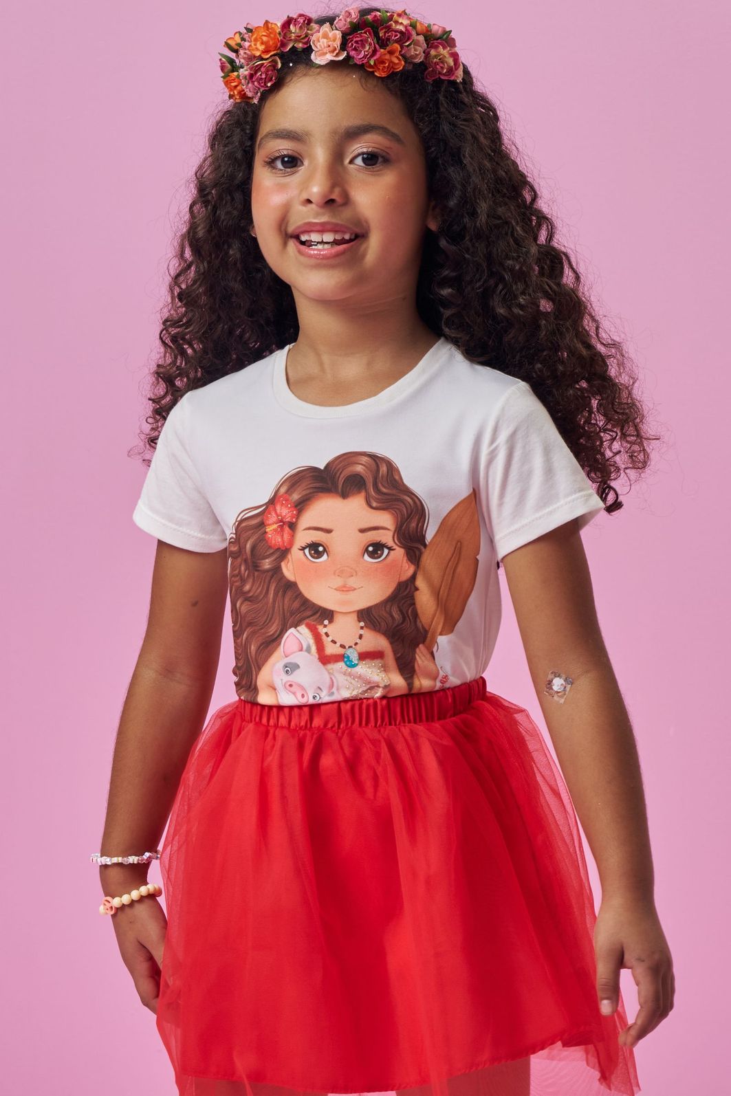 Blusa em meia malha 96795 Kukiê Infantil Menina Blusa em meia malha 96795 Kukiê Infantil Menina