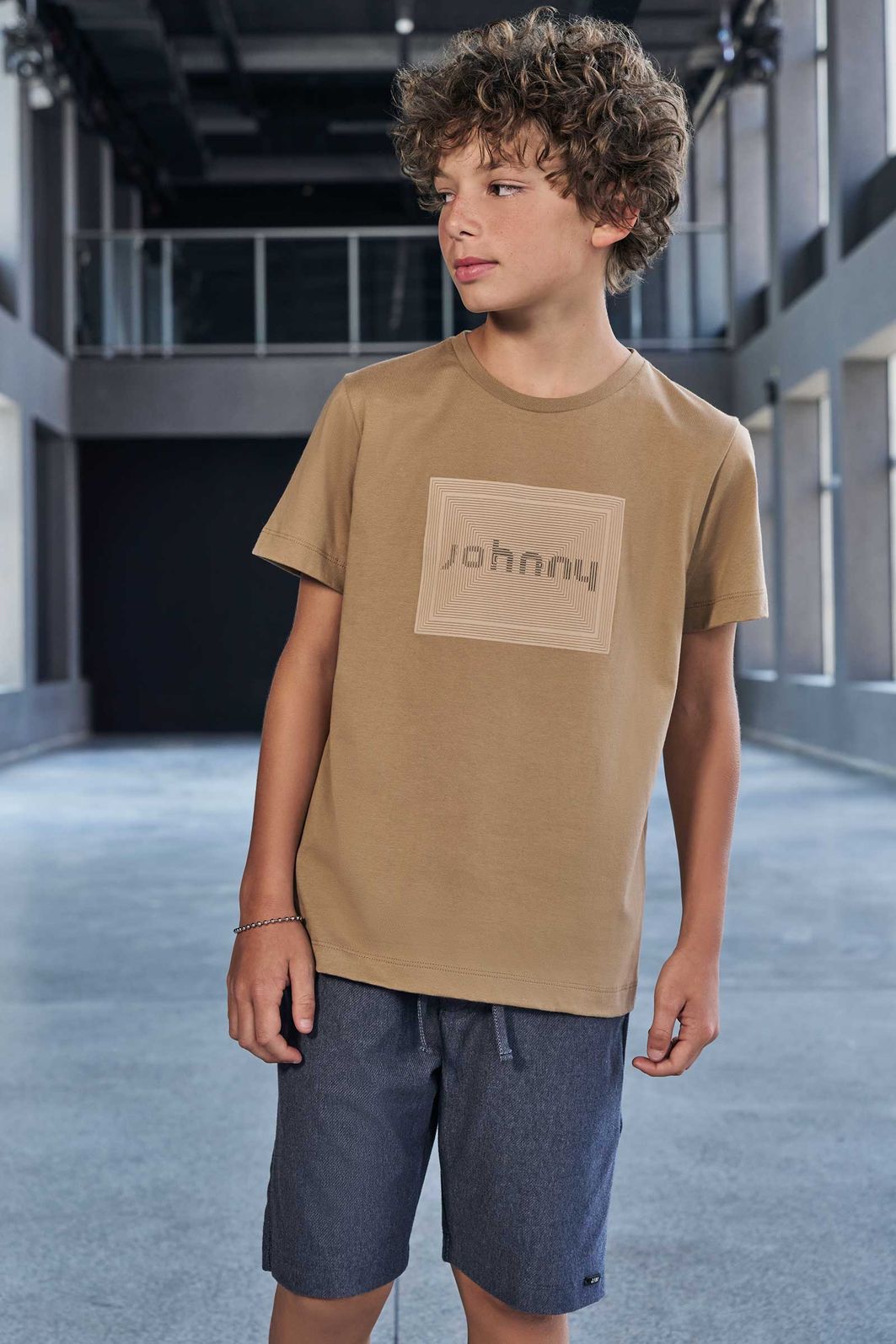 Camiseta em meia malha 97851 Johnny Fox Teen Menino Camiseta em meia malha 97851 Johnny Fox Teen Menino