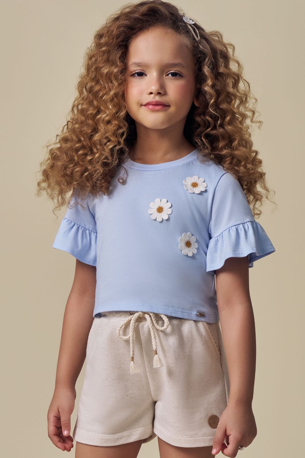 Blusa em meia malha 94490 Infanti Infantil Menina Blusa em meia malha 94490 Infanti Infantil Menina