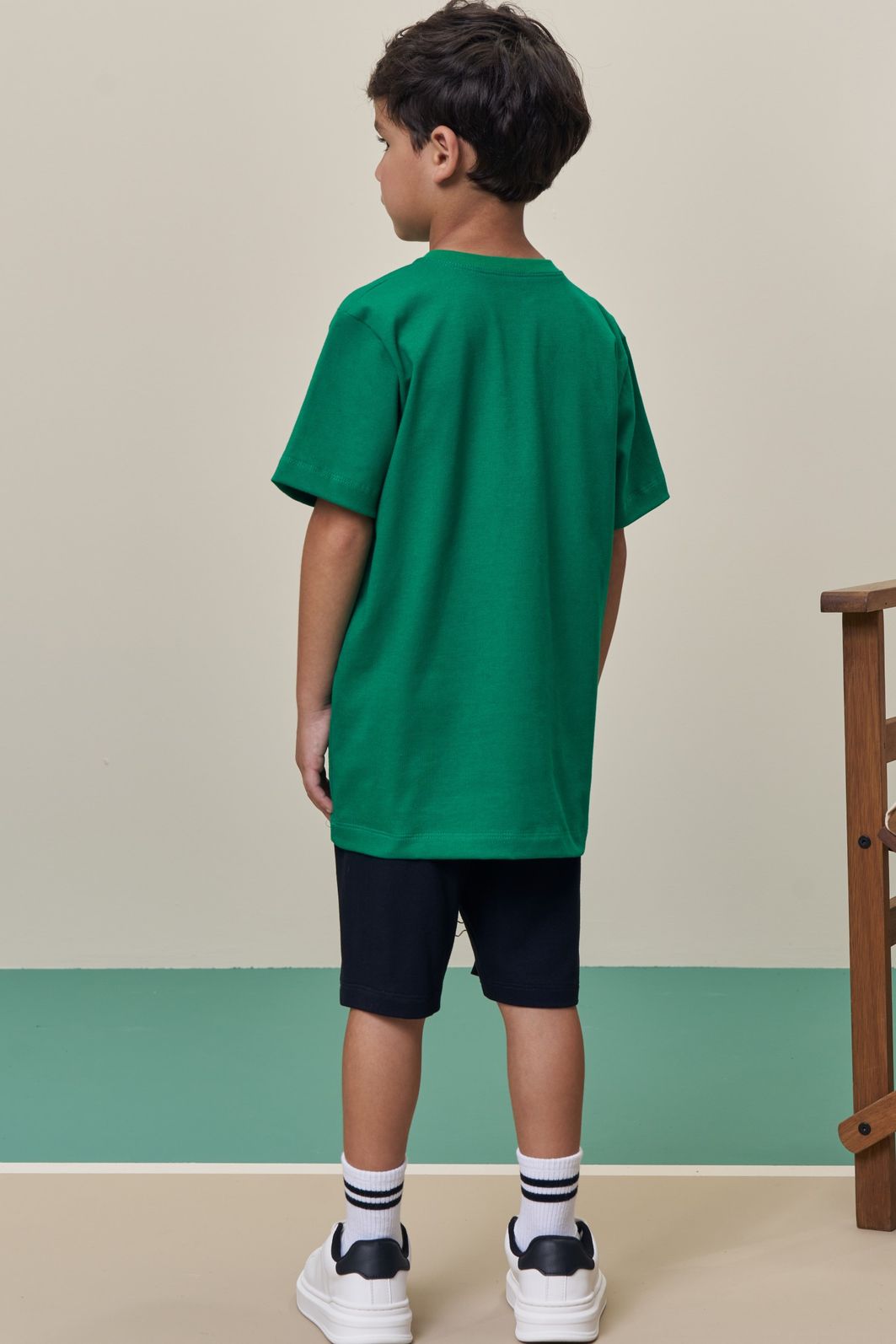 Camiseta em meia malha 99601 LucBoo Infantil Menino Camiseta em meia malha 99601 LucBoo Infantil Menino