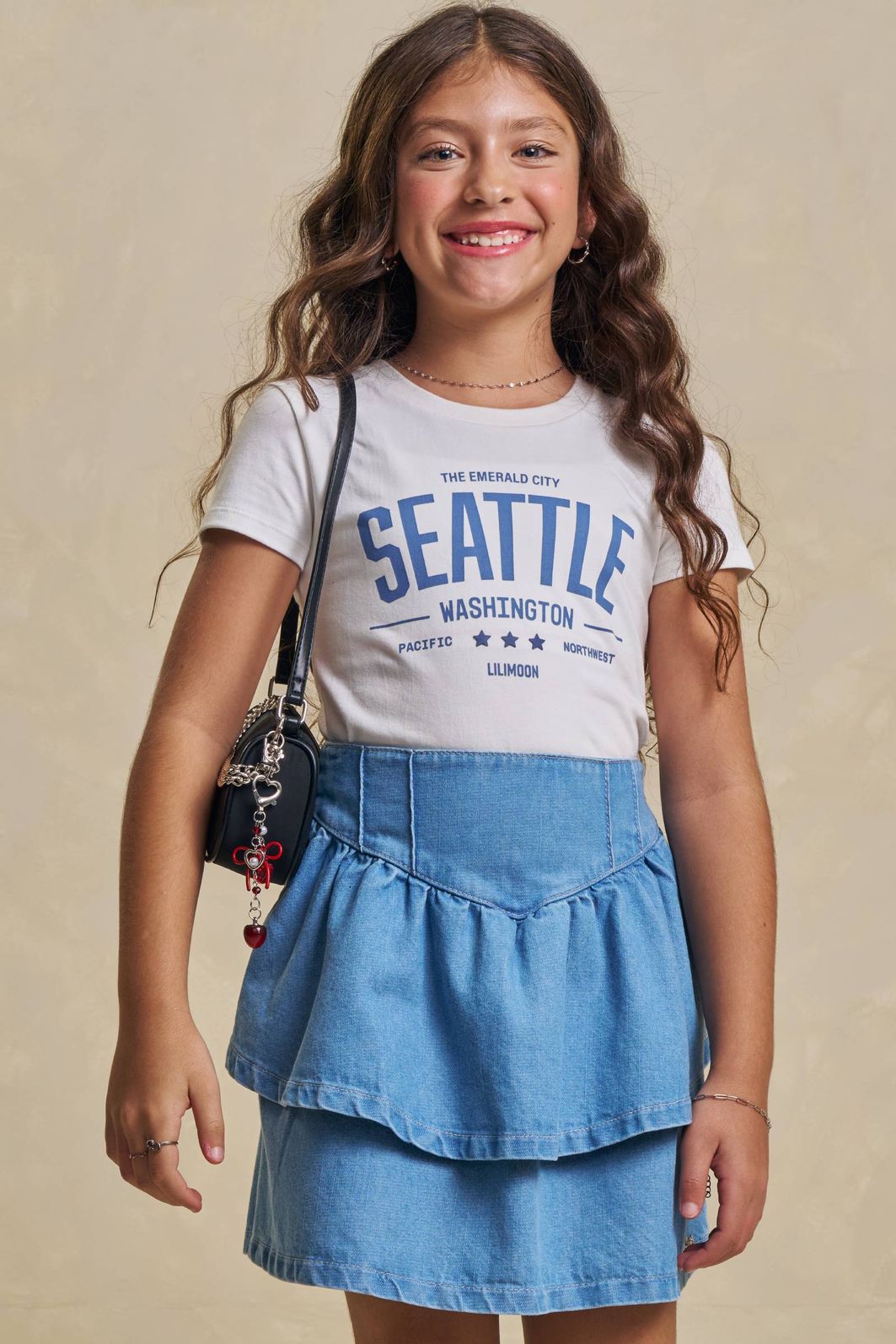 Blusa em cotton 94889 Lilimoon Teen Menina Blusa em cotton 94889 Lilimoon Teen Menina