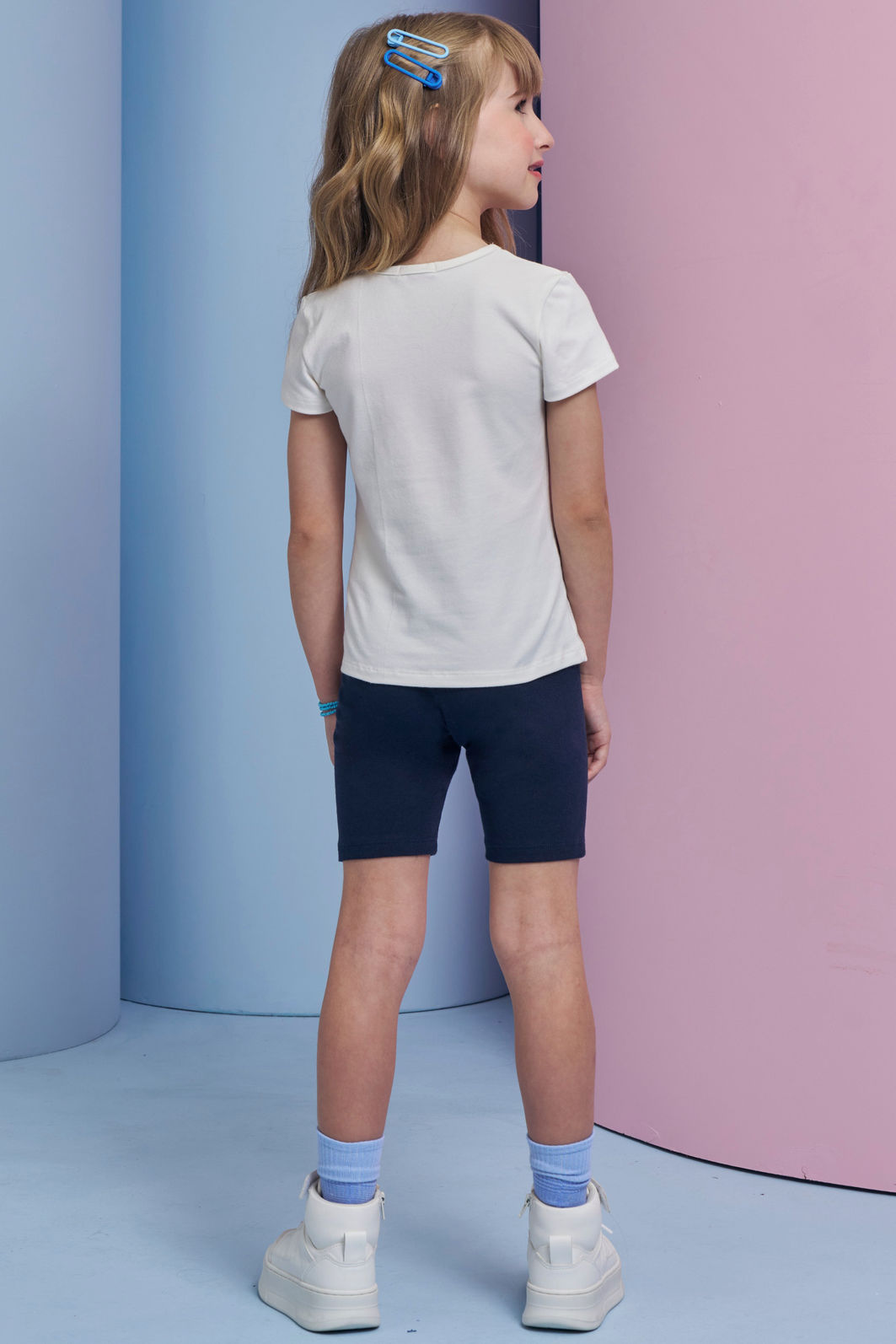 Biker em cotton 94361 Infanti Infantil Menina Biker em cotton 94361 Infanti Infantil Menina