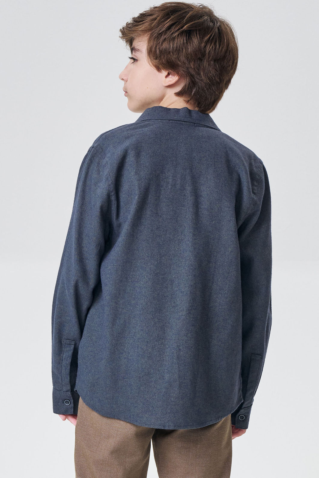Camisa em flanela melange 91783 Johnny Fox Teen Menino Camisa em flanela melange 91783 Johnny Fox Teen Menino