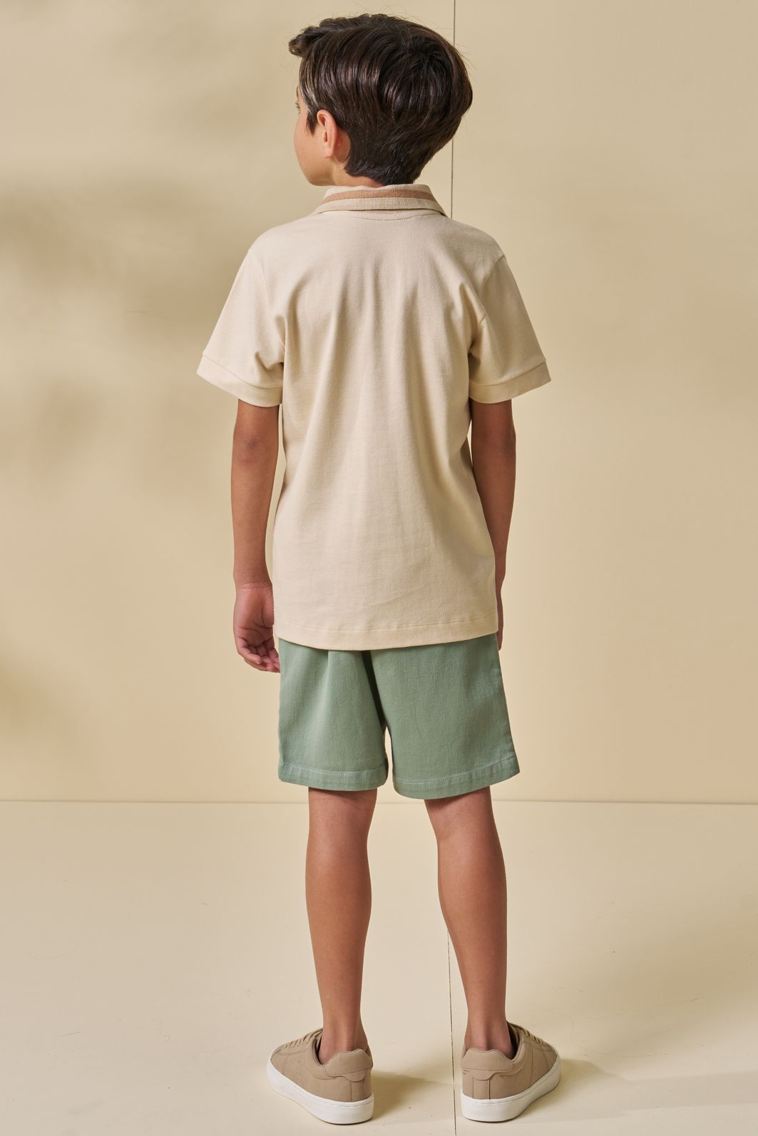 Bermuda em sarja stretch com elastano 96540 LucBoo Infantil Menino Bermuda em sarja stretch com elastano 96540 LucBoo Infantil Menino